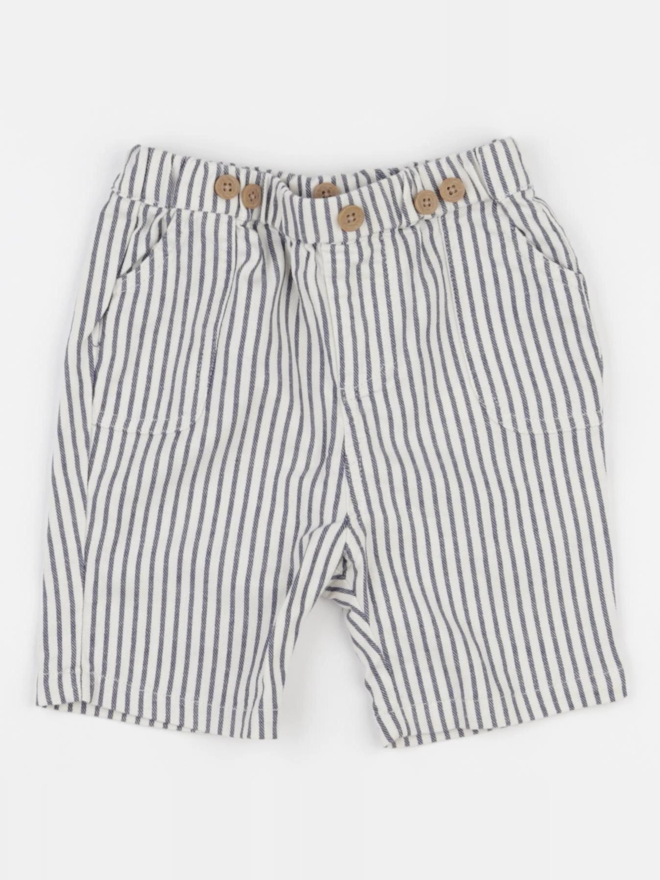 Tape à l'oeil - short blanc, bleu - 18 mois