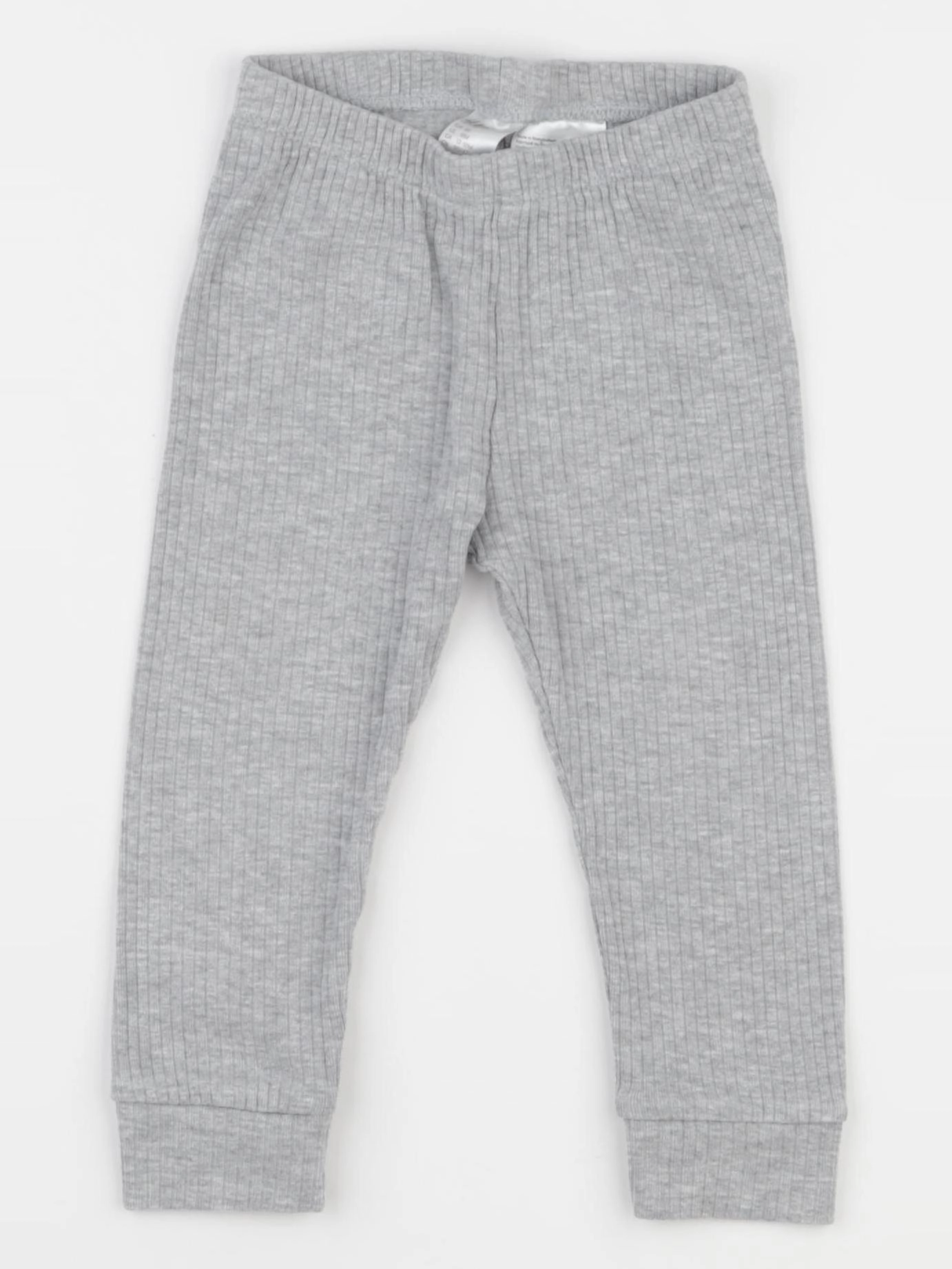 H&M - legging gris - 12/18 mois