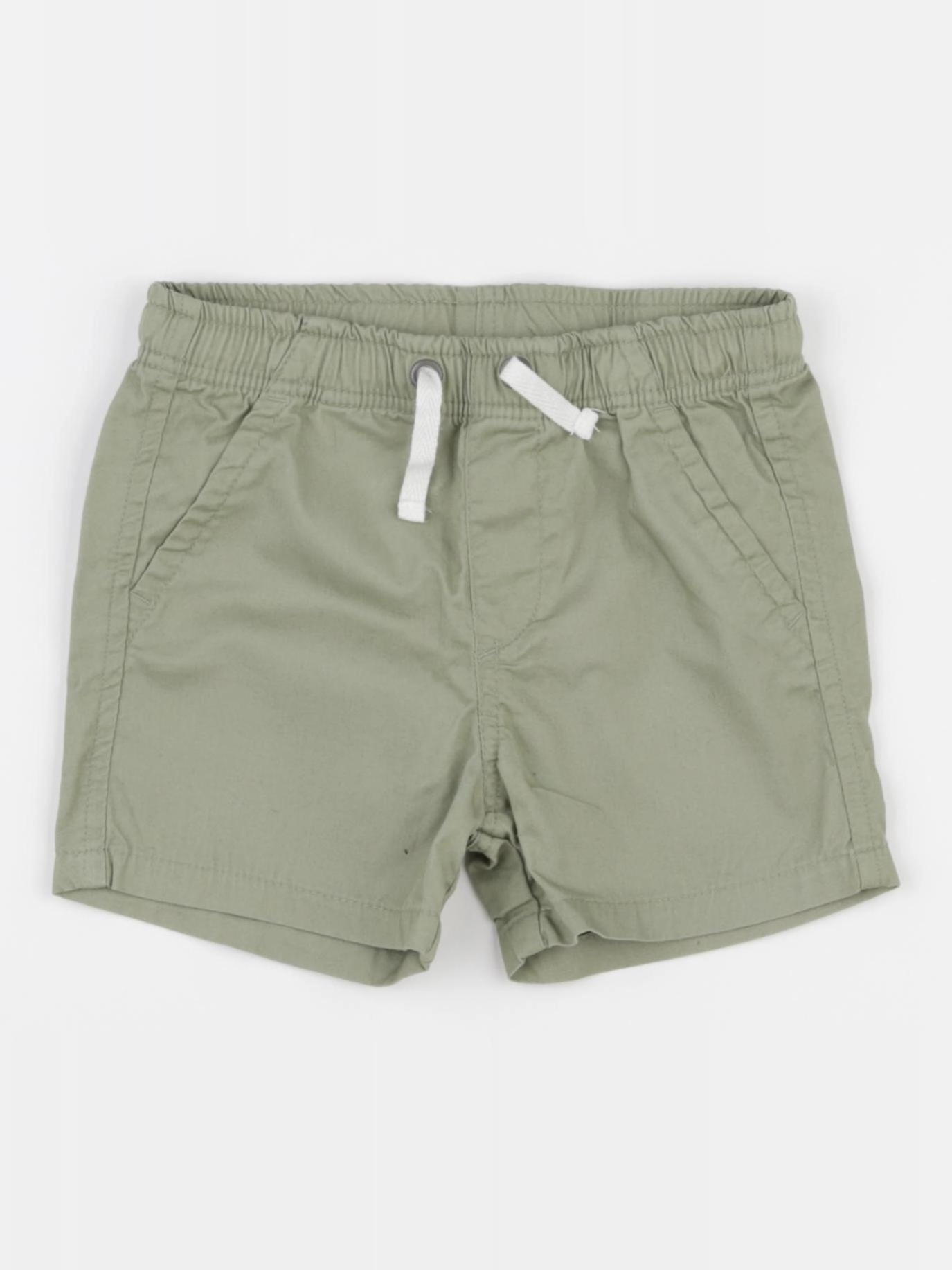 H&M - short vert - 12/18 mois