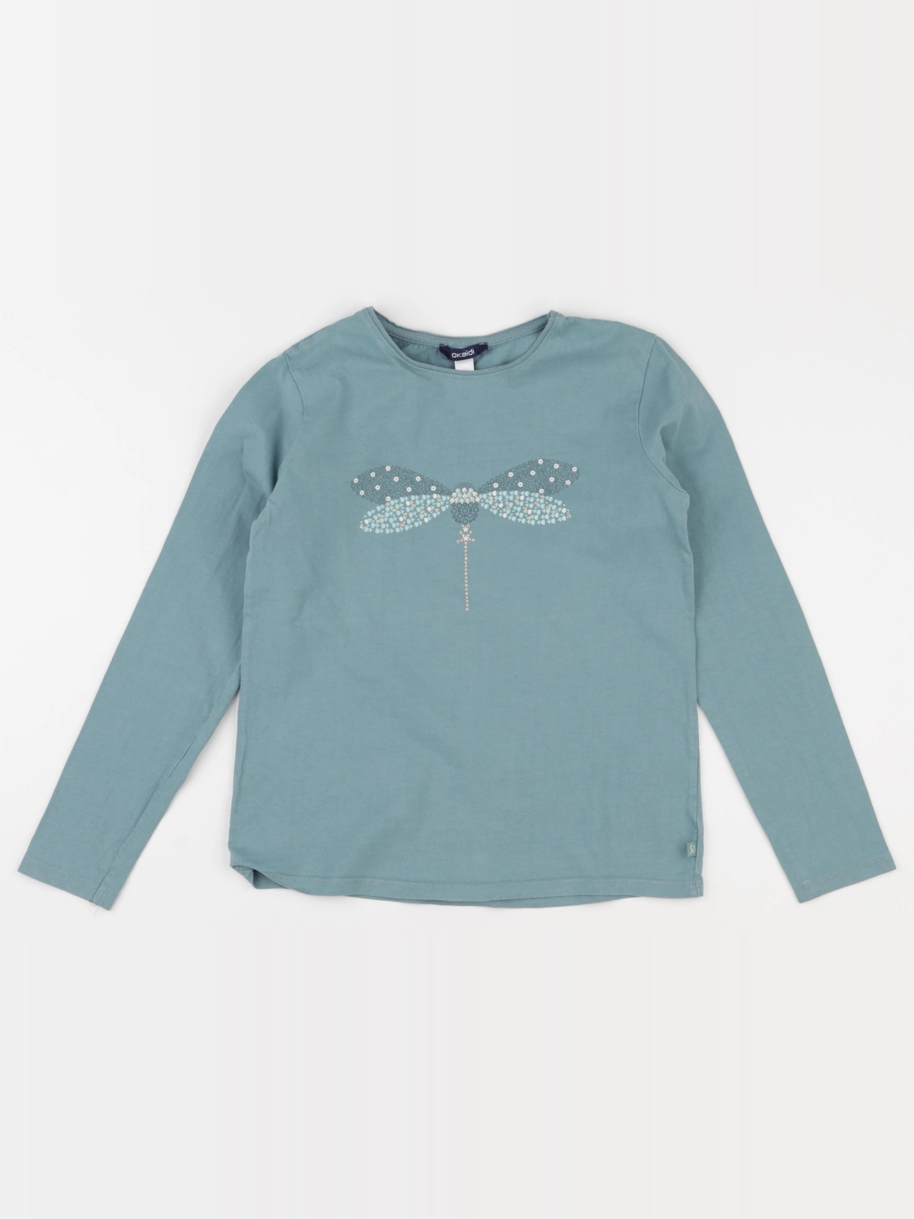 Okaidi - tee-shirt bleu - 10 ans