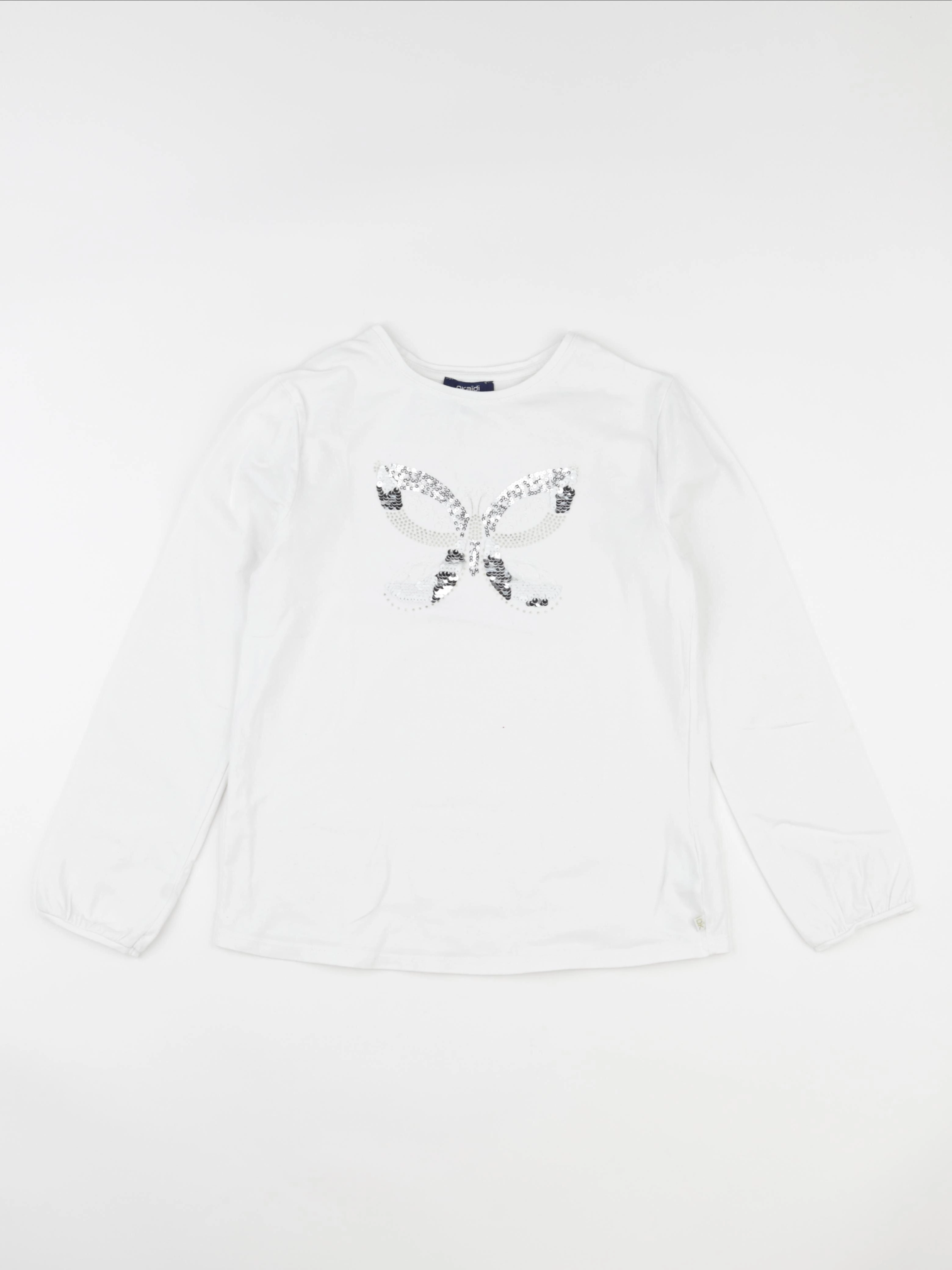 Okaidi - tee-shirt blanc - 10 ans