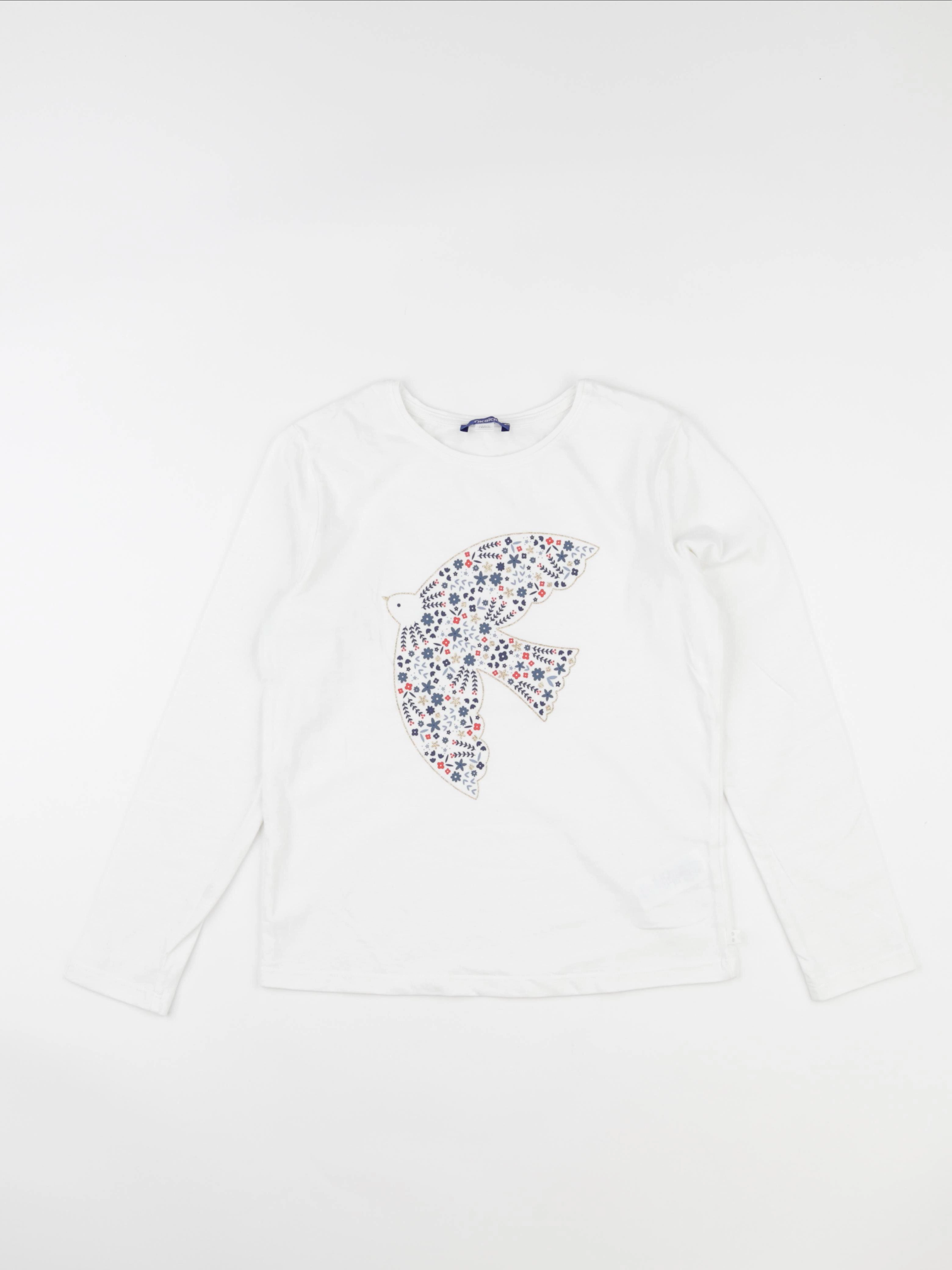 Okaidi - tee-shirt blanc - 10 ans