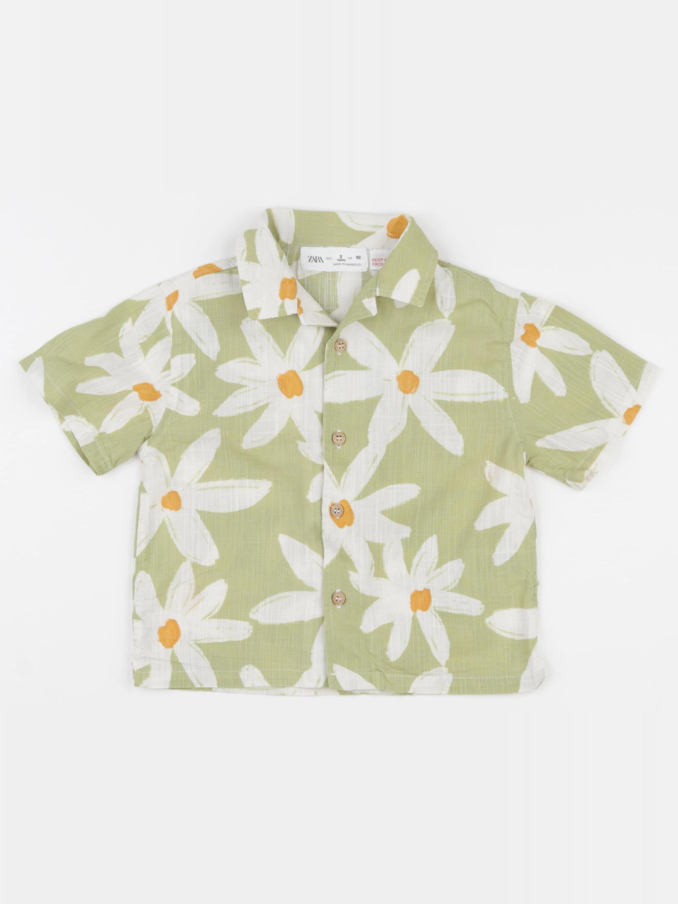 Zara - chemise vert - 2 ans