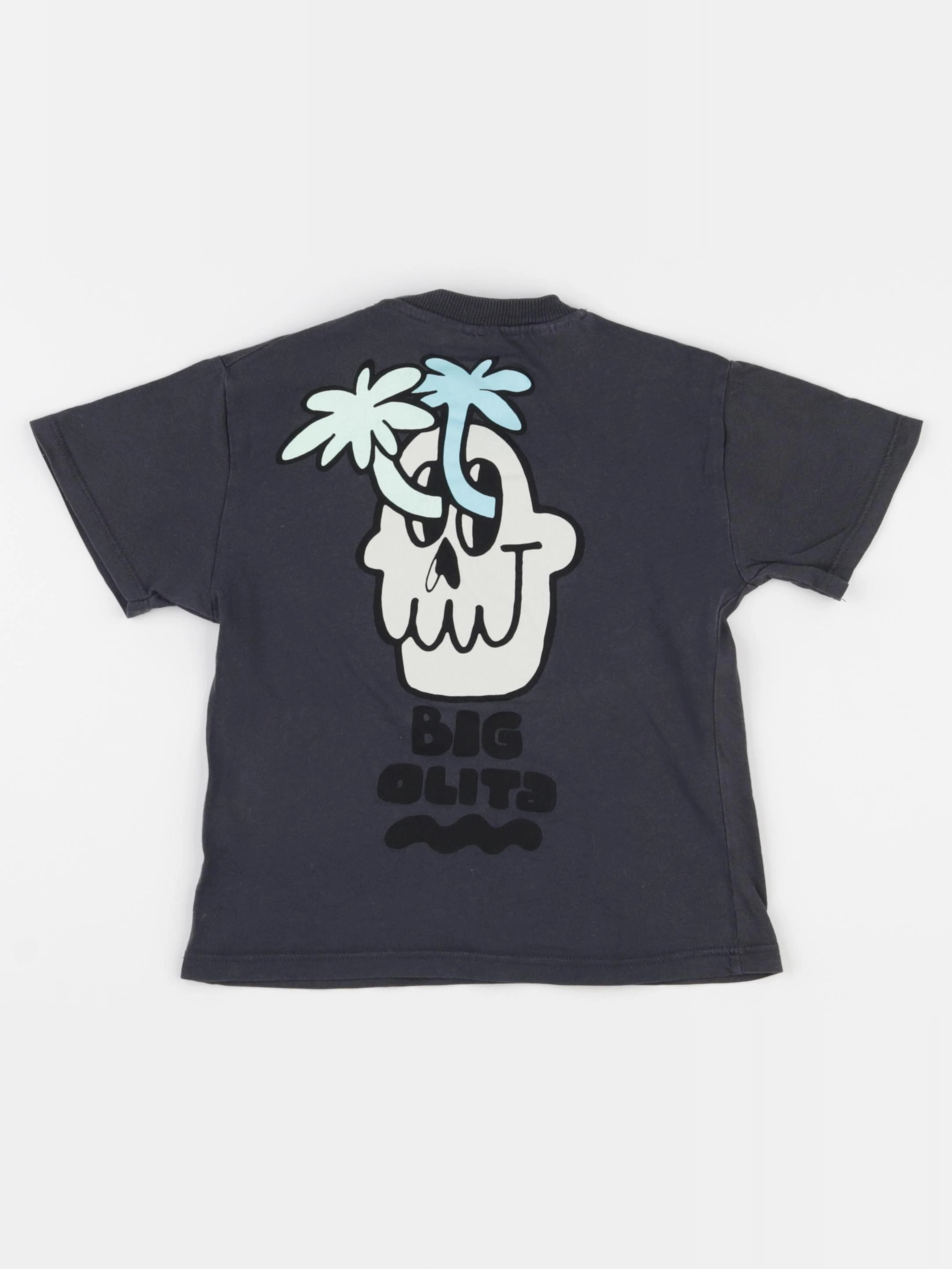 Zara - tee-shirt imprimé au dos gris - 18/24 mois