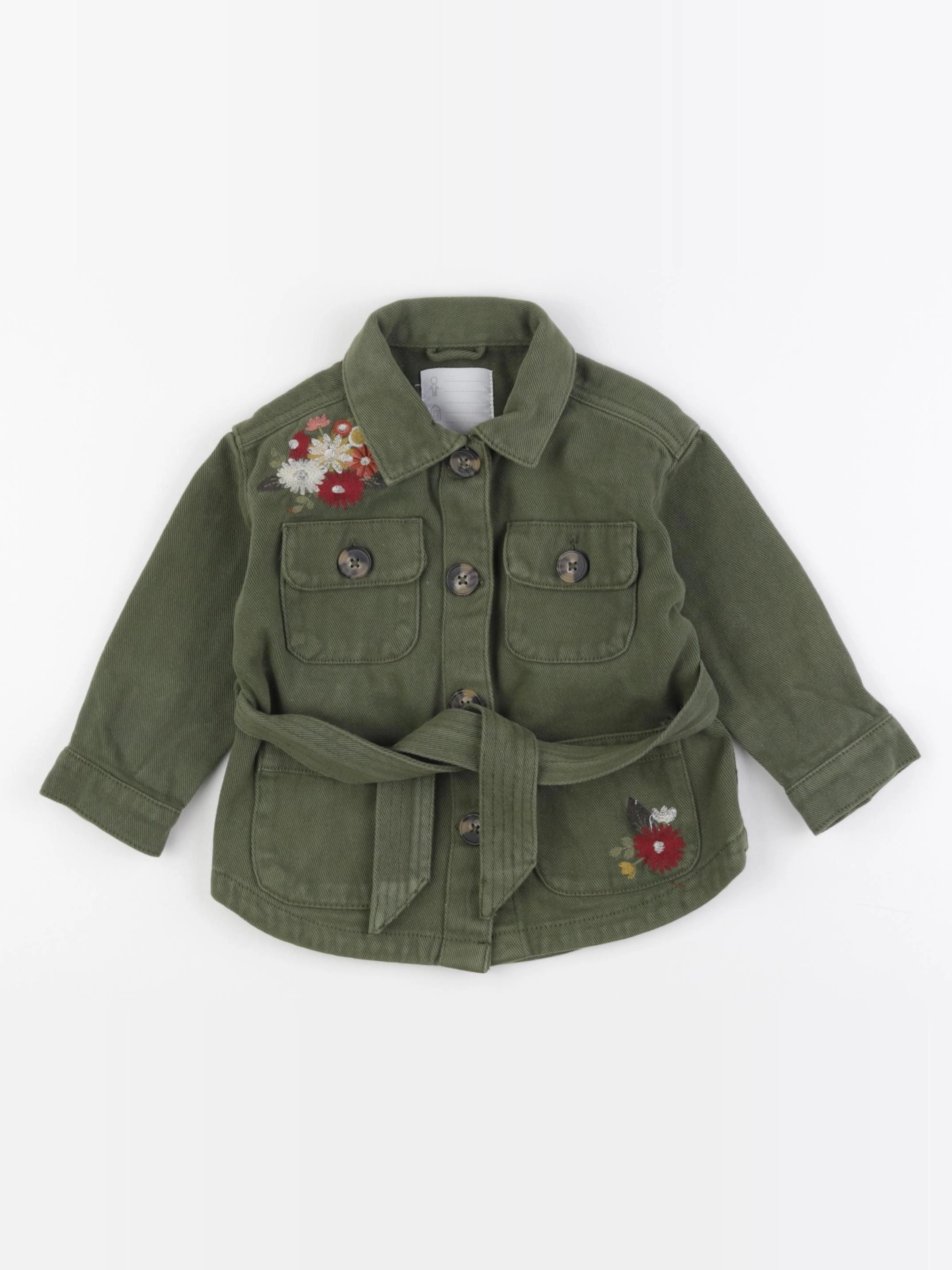 Vertbaudet - veste vert - 2 ans