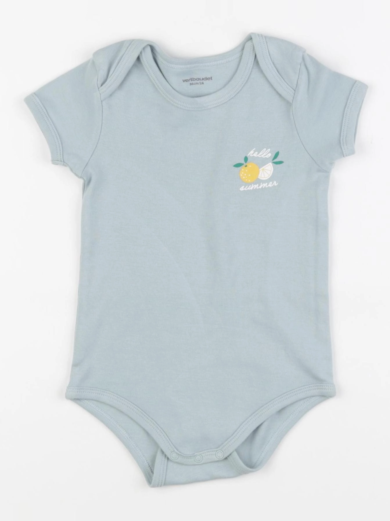 Vertbaudet - body bleu - 2 ans