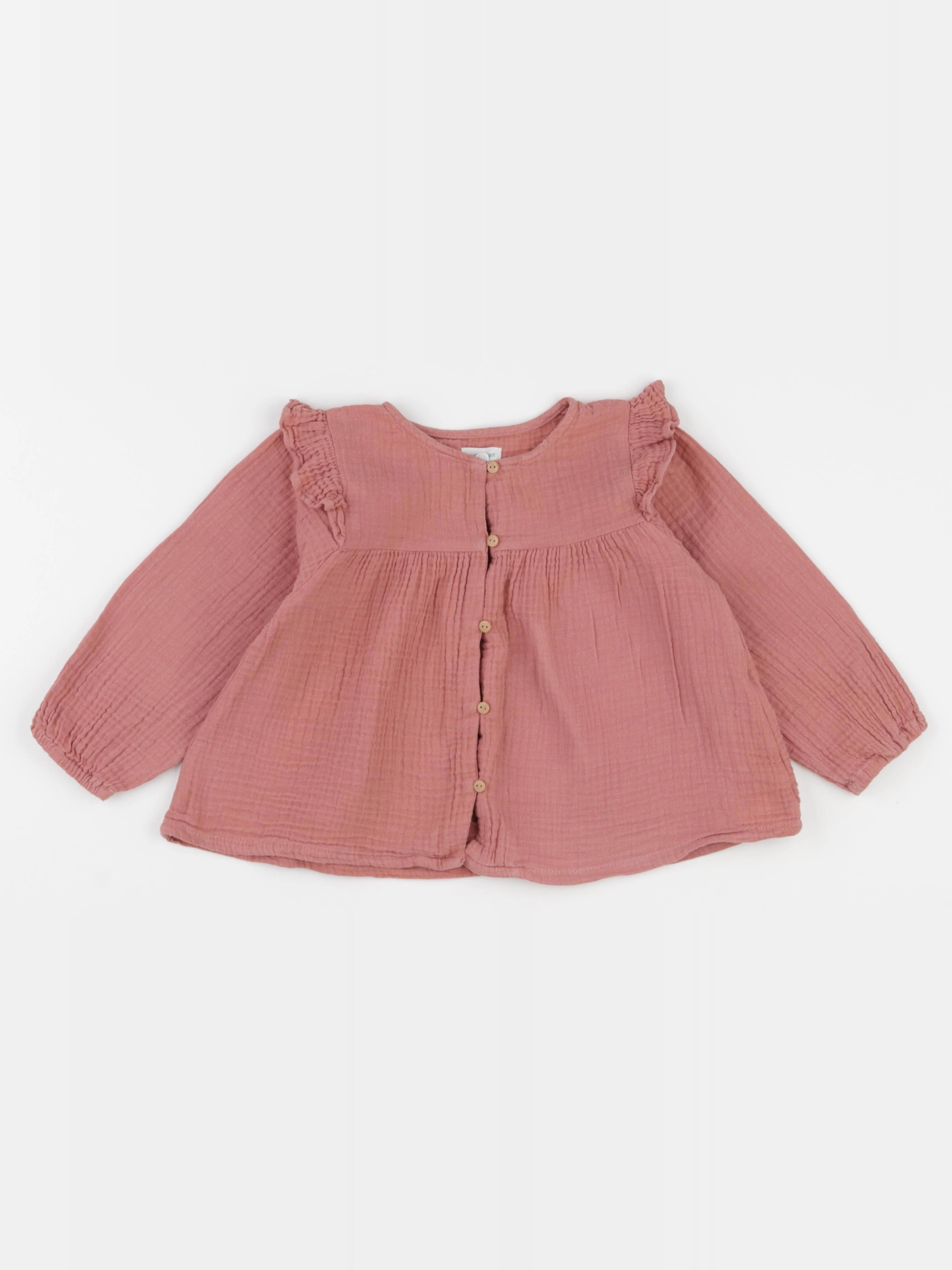 Vertbaudet - blouse rose - 24 mois