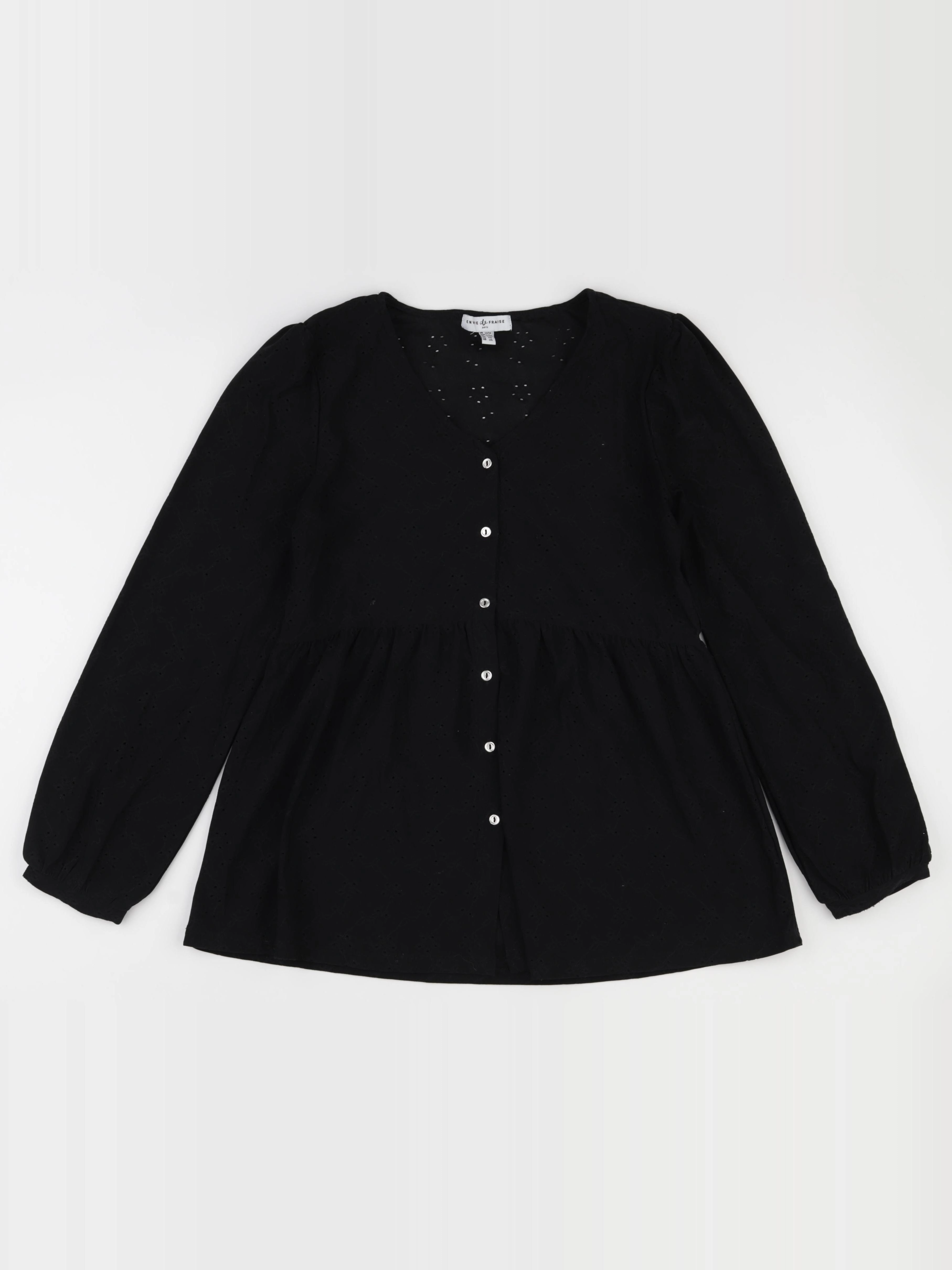 Envie de fraise - blouse grossesse noir - 34 à 36