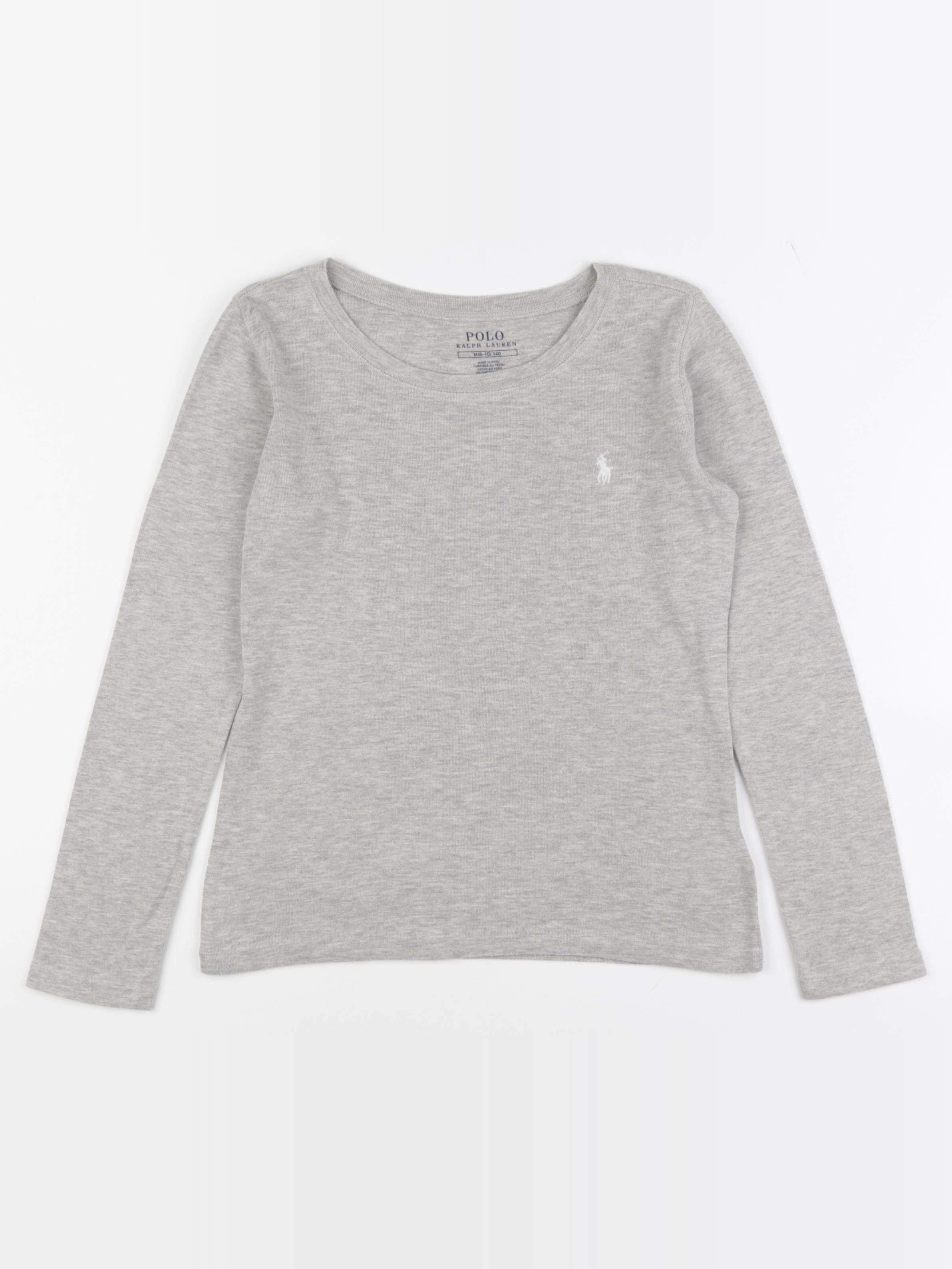 Ralph Lauren - tee-shirt gris - 8/10 ans