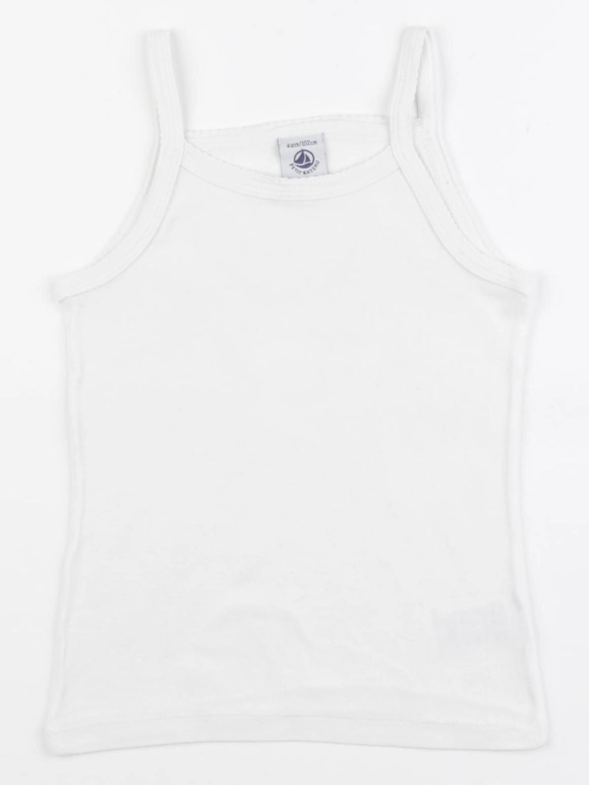 Petit Bateau - maillot de corps blanc - 4 ans