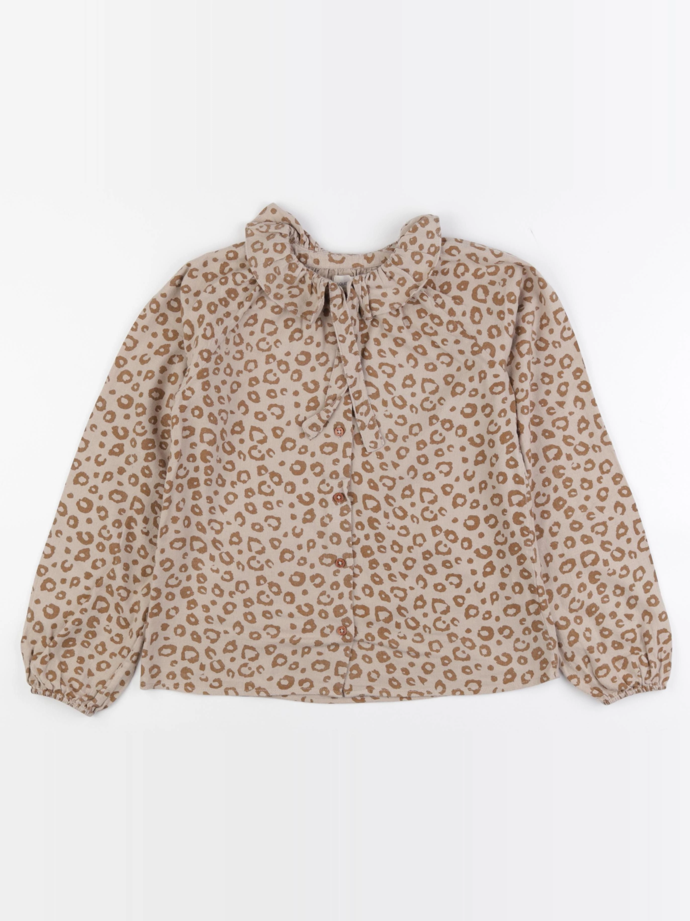 Louis Louise - blouse marron, beige - 12 ans