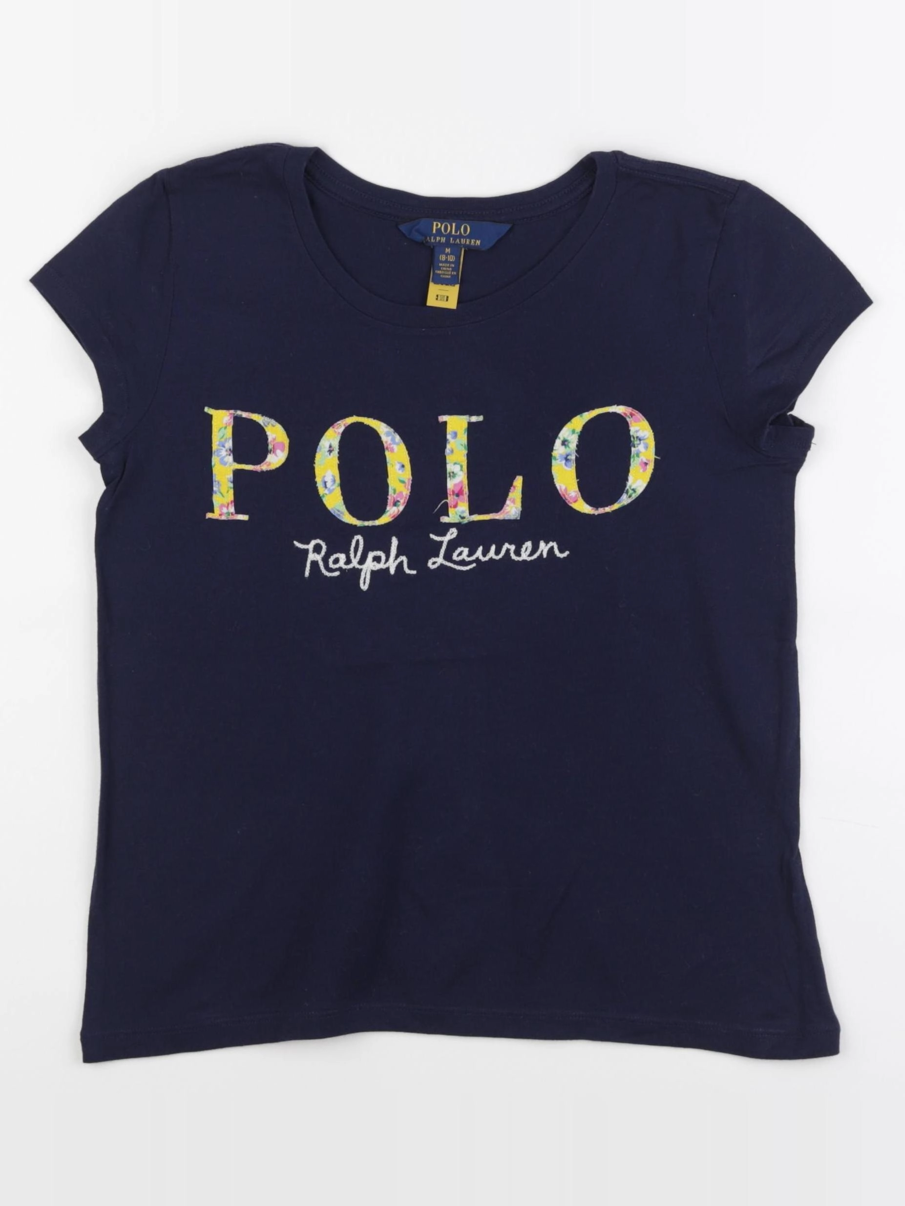 Ralph Lauren - tee-shirt bleu - 8/10 ans