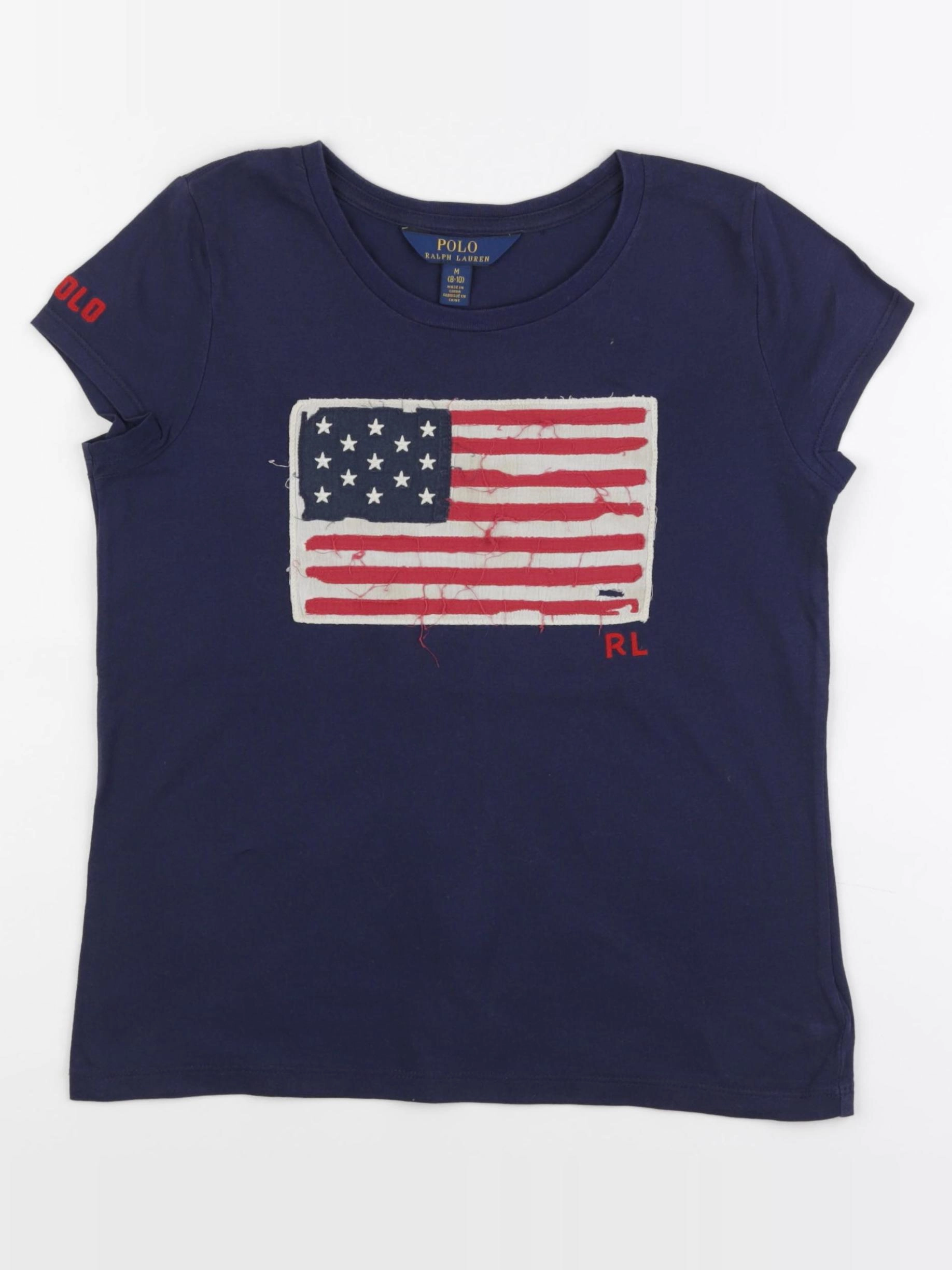 Ralph Lauren - tee-shirt bleu - 8/10 ans