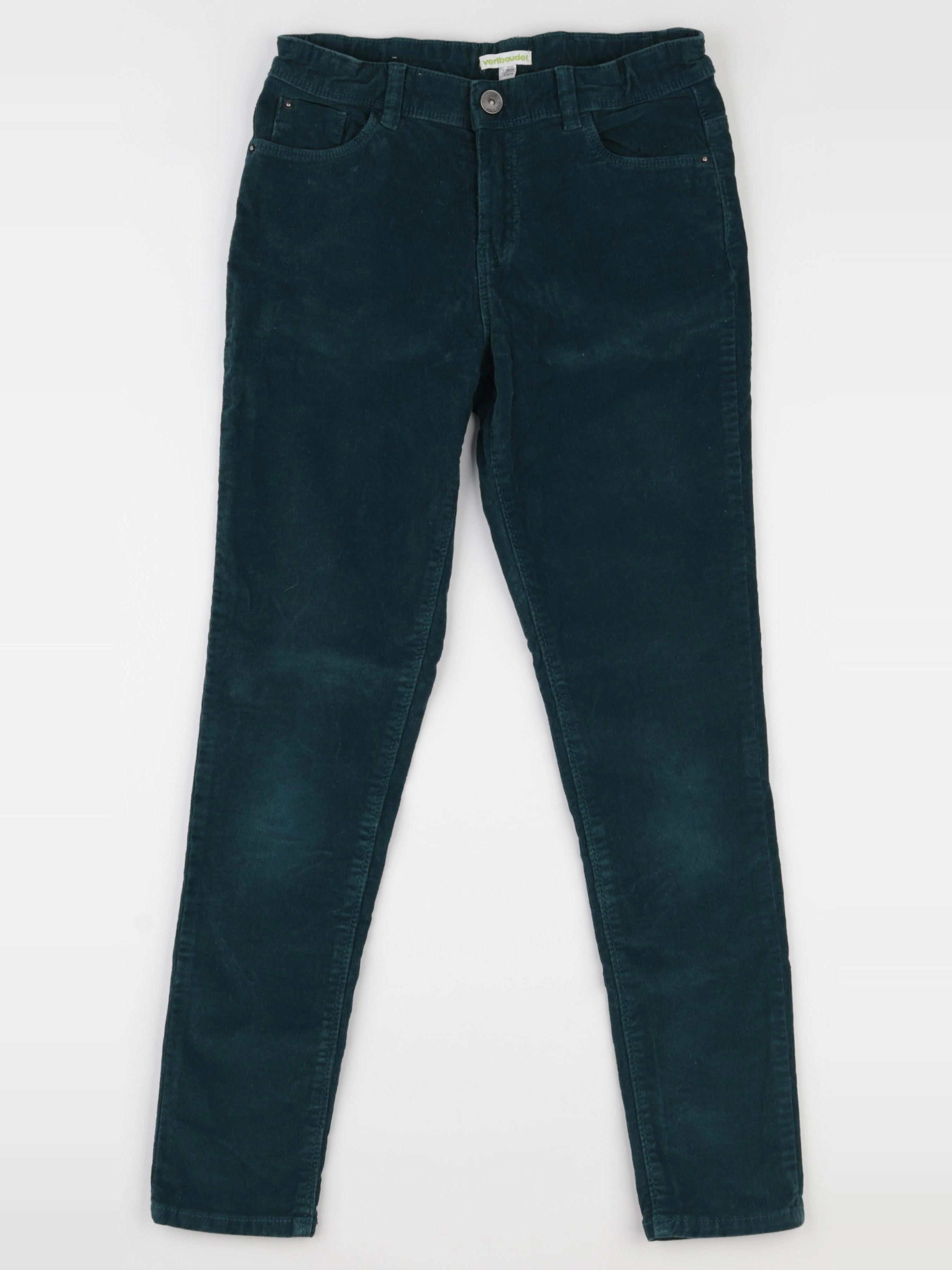 Vertbaudet - pantalon vert - 10 ans