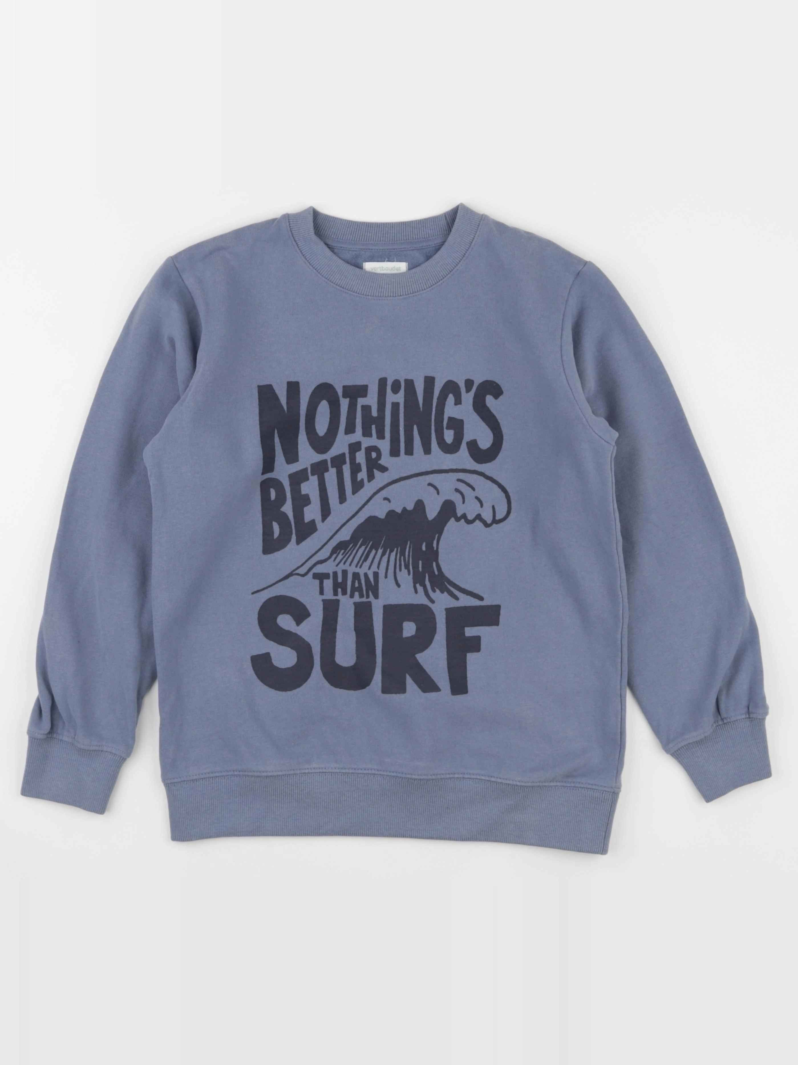 Vertbaudet - sweat bleu - 12 ans