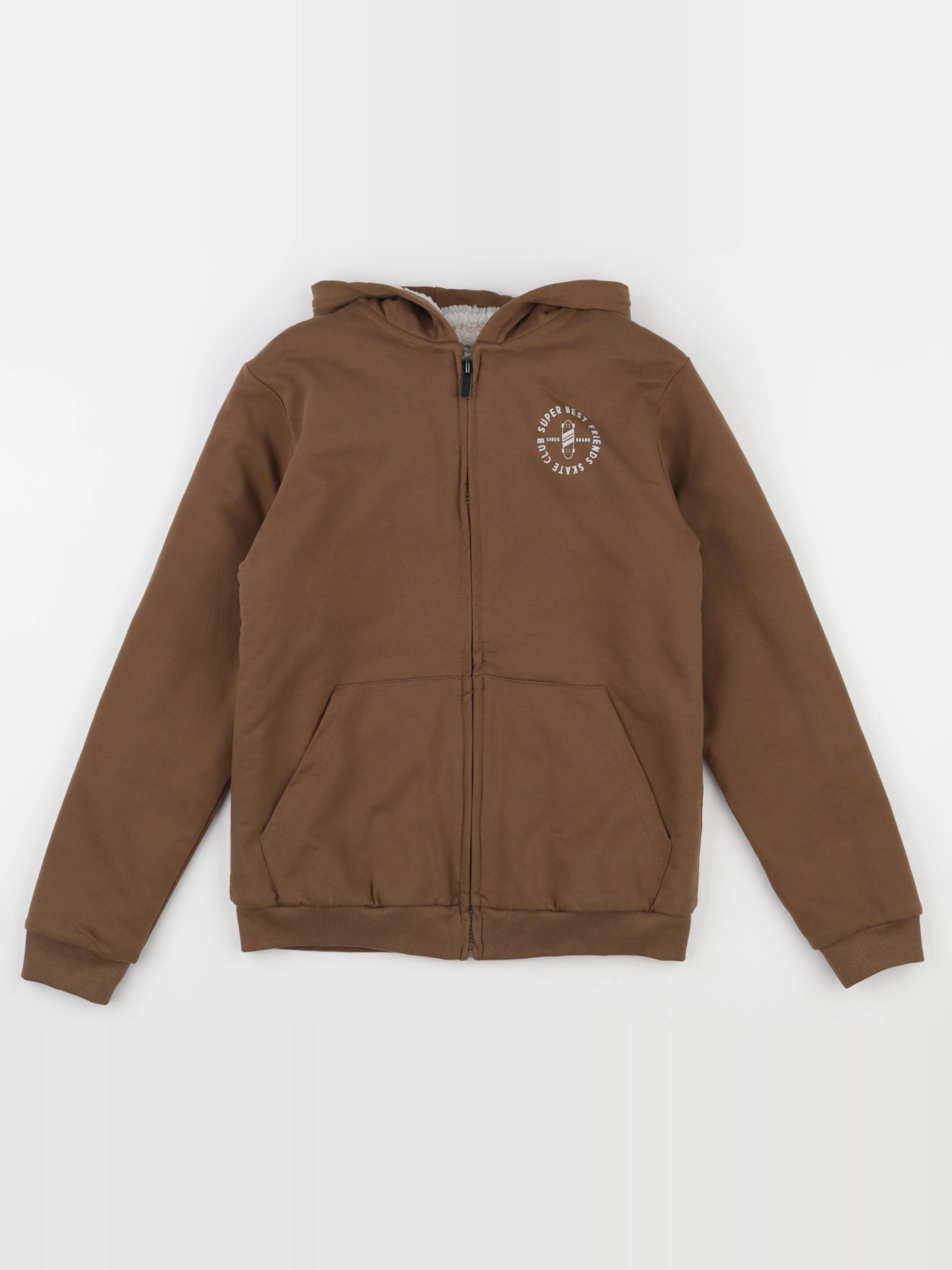 Vertbaudet - veste marron - 12 ans