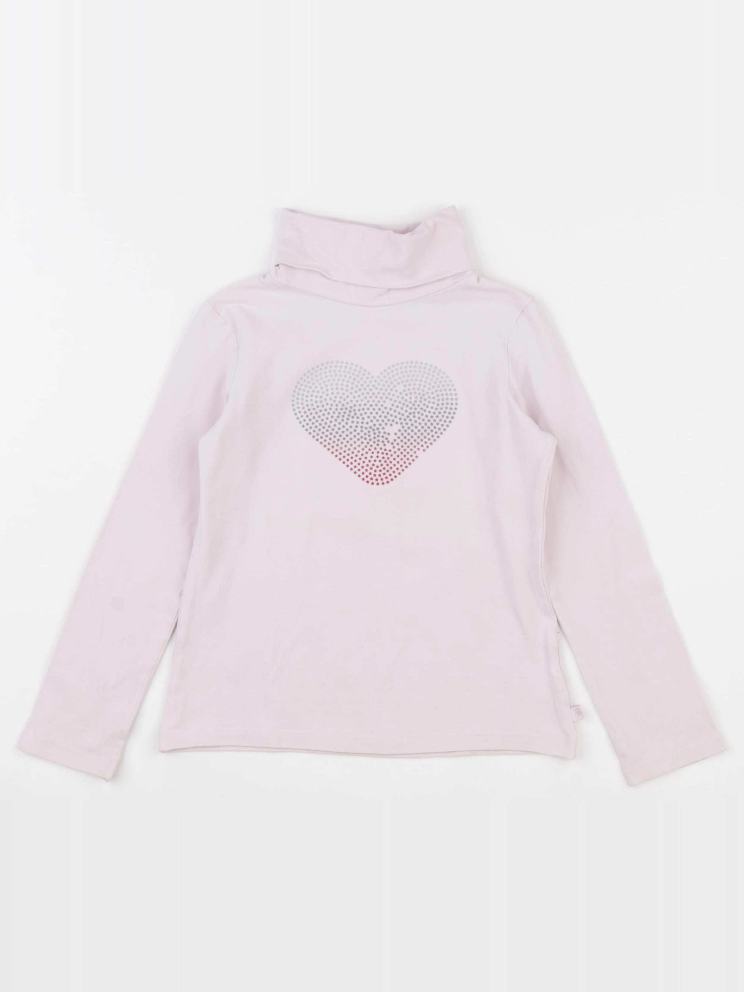 Okaidi - sous-pull rose - 8 ans