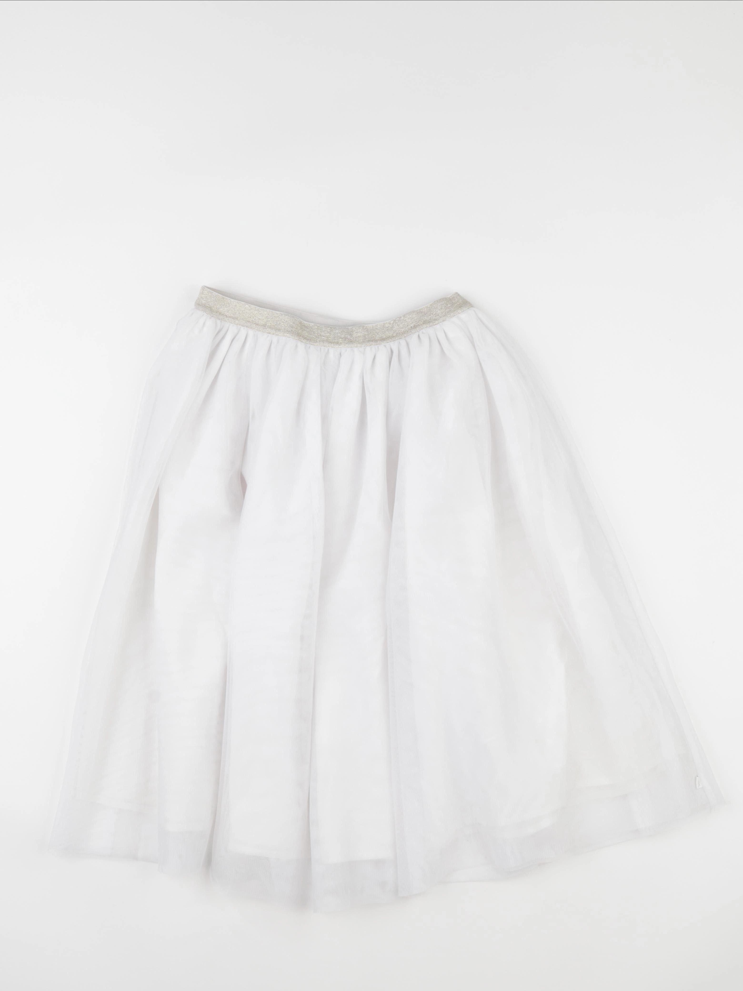 Okaidi - jupe blanc, or - 10 ans