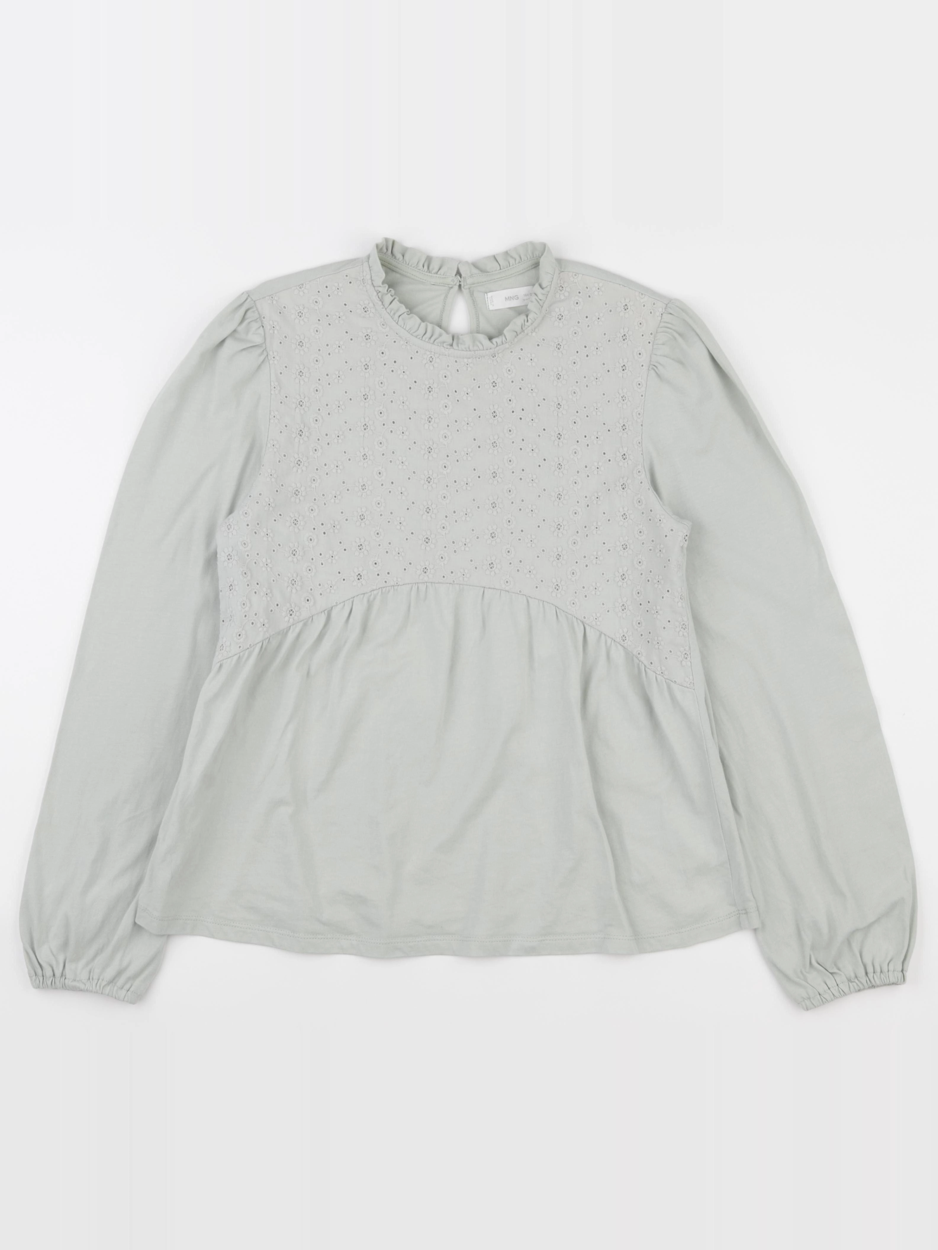 Mango - tee-shirt vert - 13/14 ans