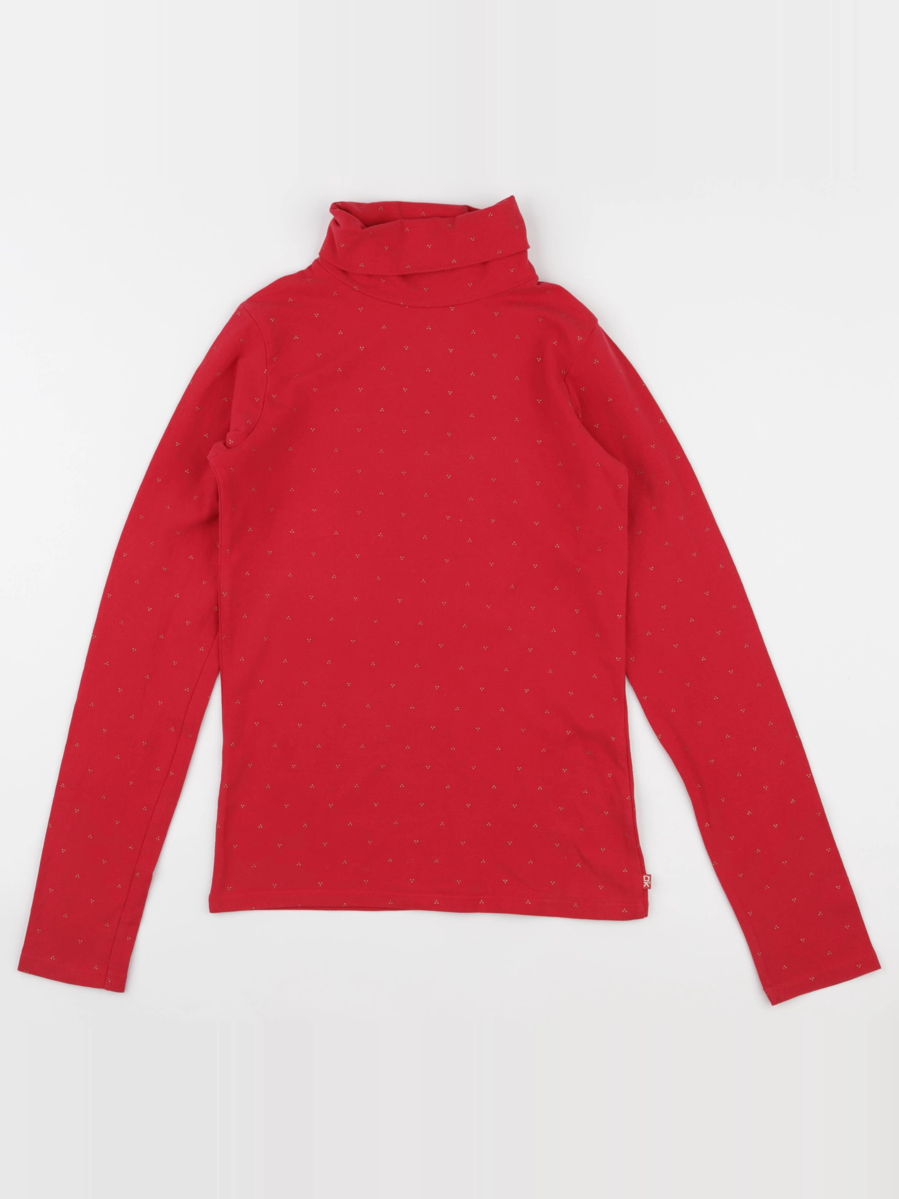Okaidi - sous-pull rouge, or - 12 ans
