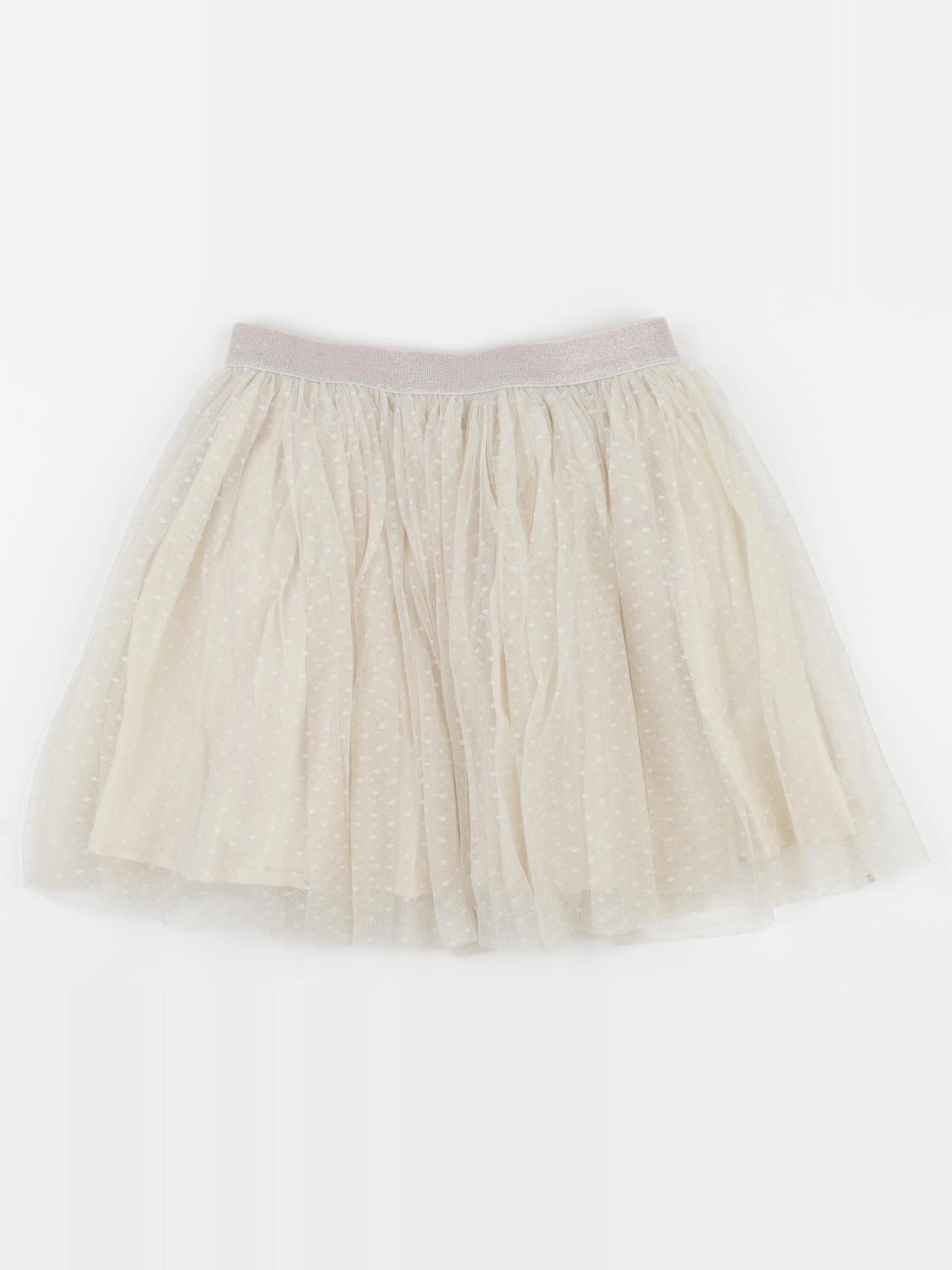 Monoprix - jupe beige - 8 ans