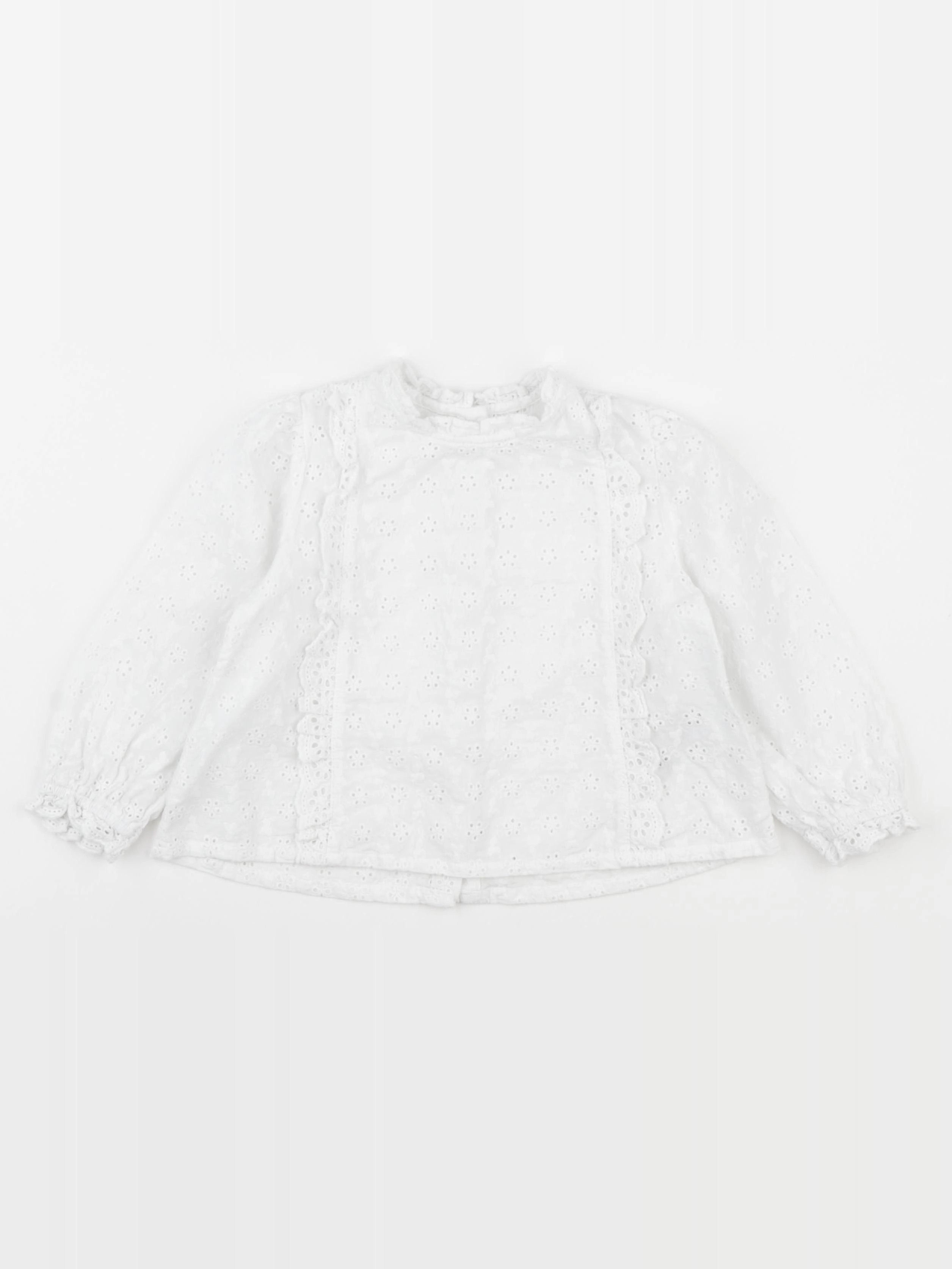 Vertbaudet - blouse blanc - 36 mois