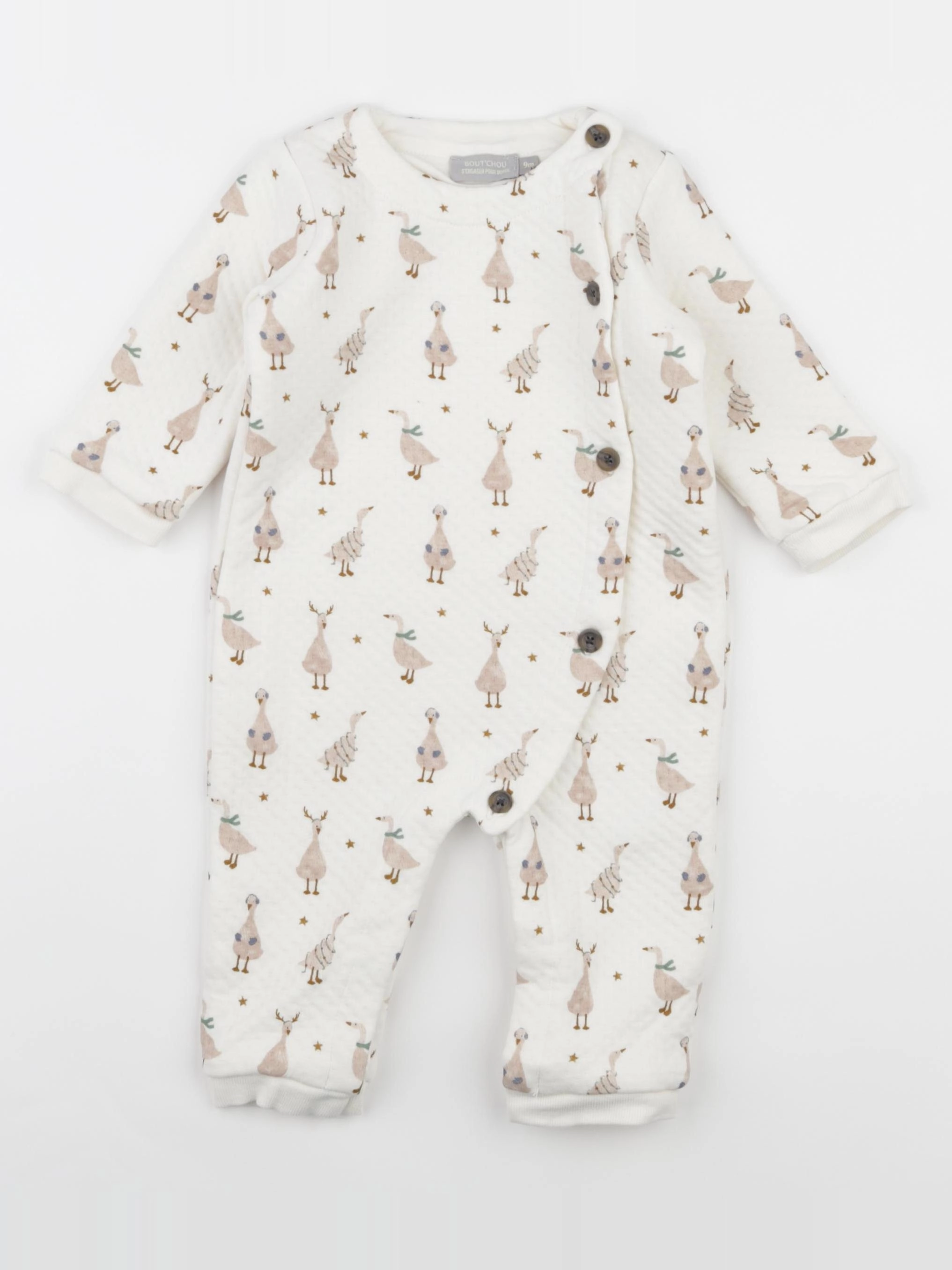 Boutchou - combinaison beige - 9 mois
