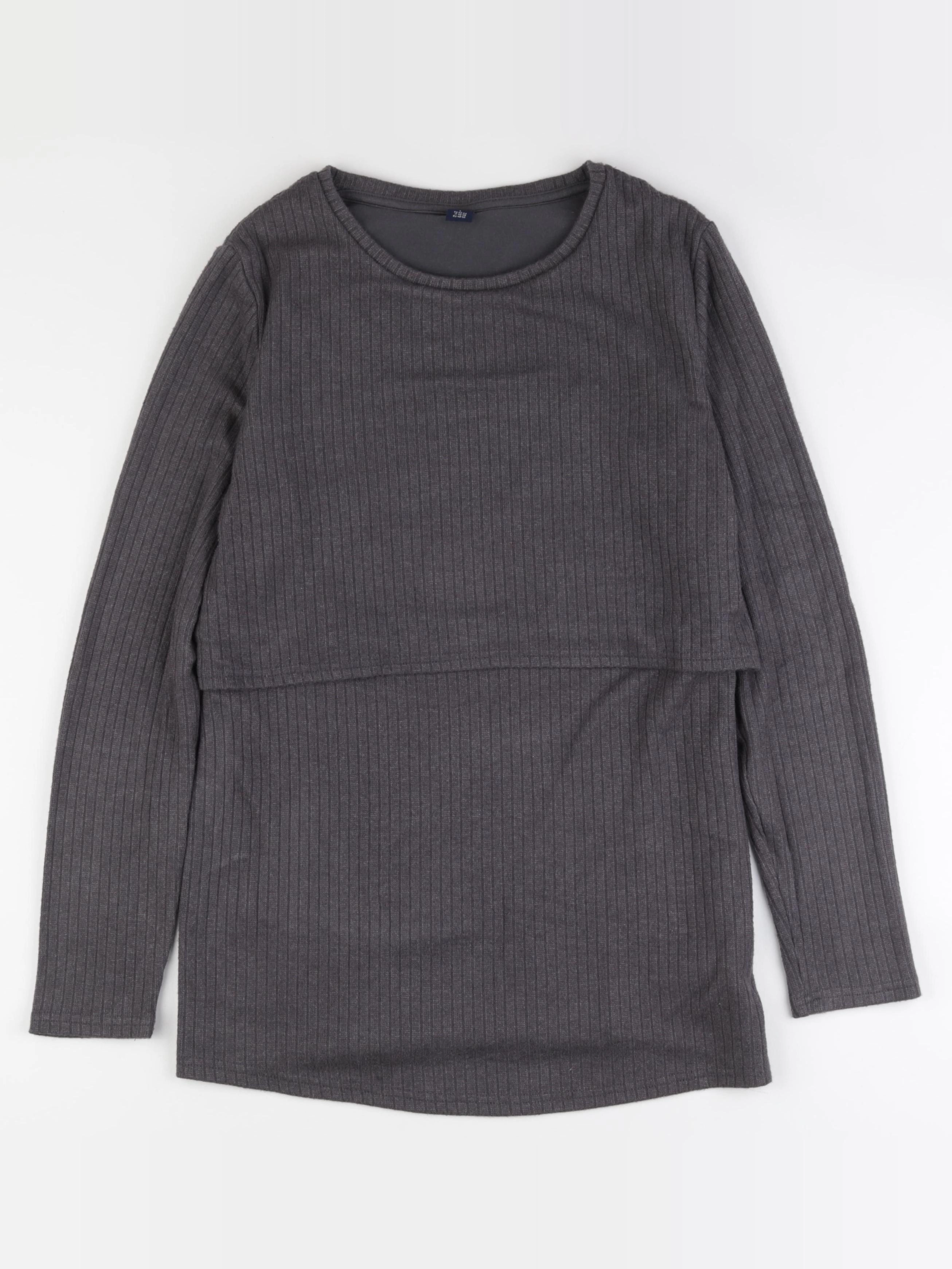 Kiabi - pull allaitement gris - 42 à 44