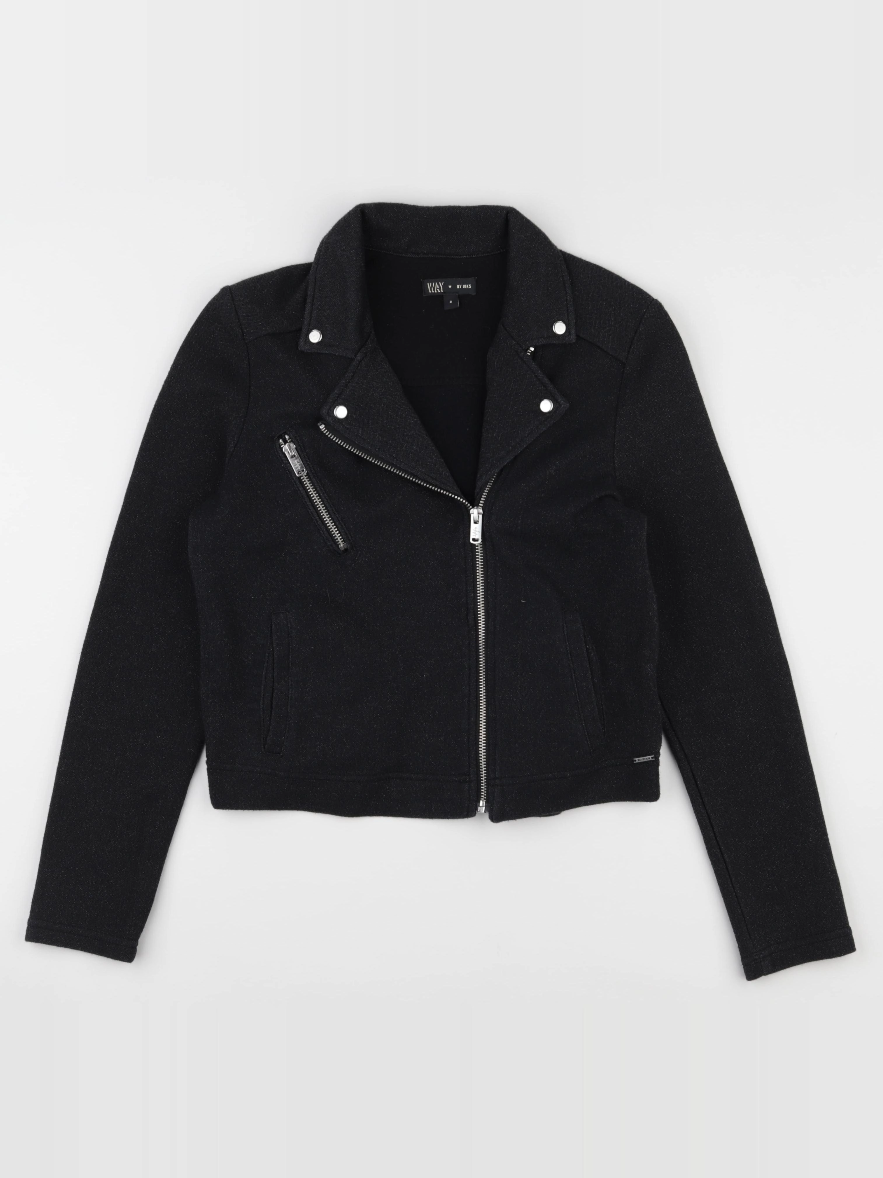 IKKS - veste noir, argent - 14 ans