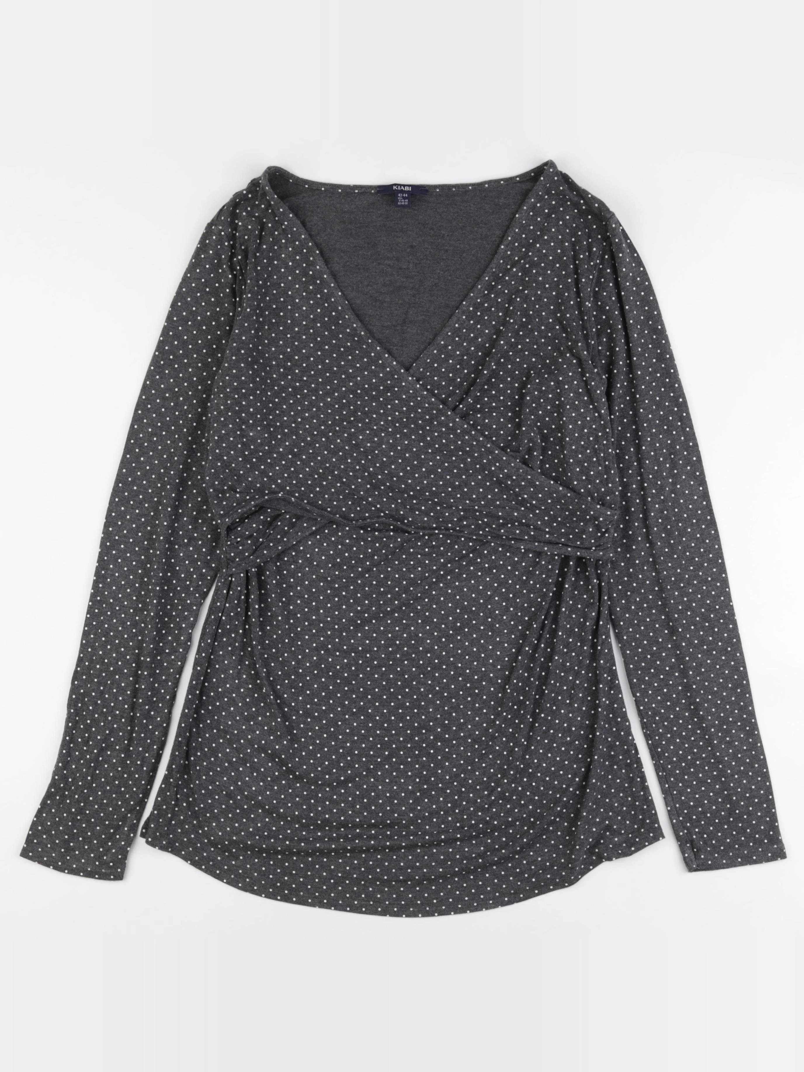Kiabi - tee-shirt grossesse, allaitement gris - 42 à 44