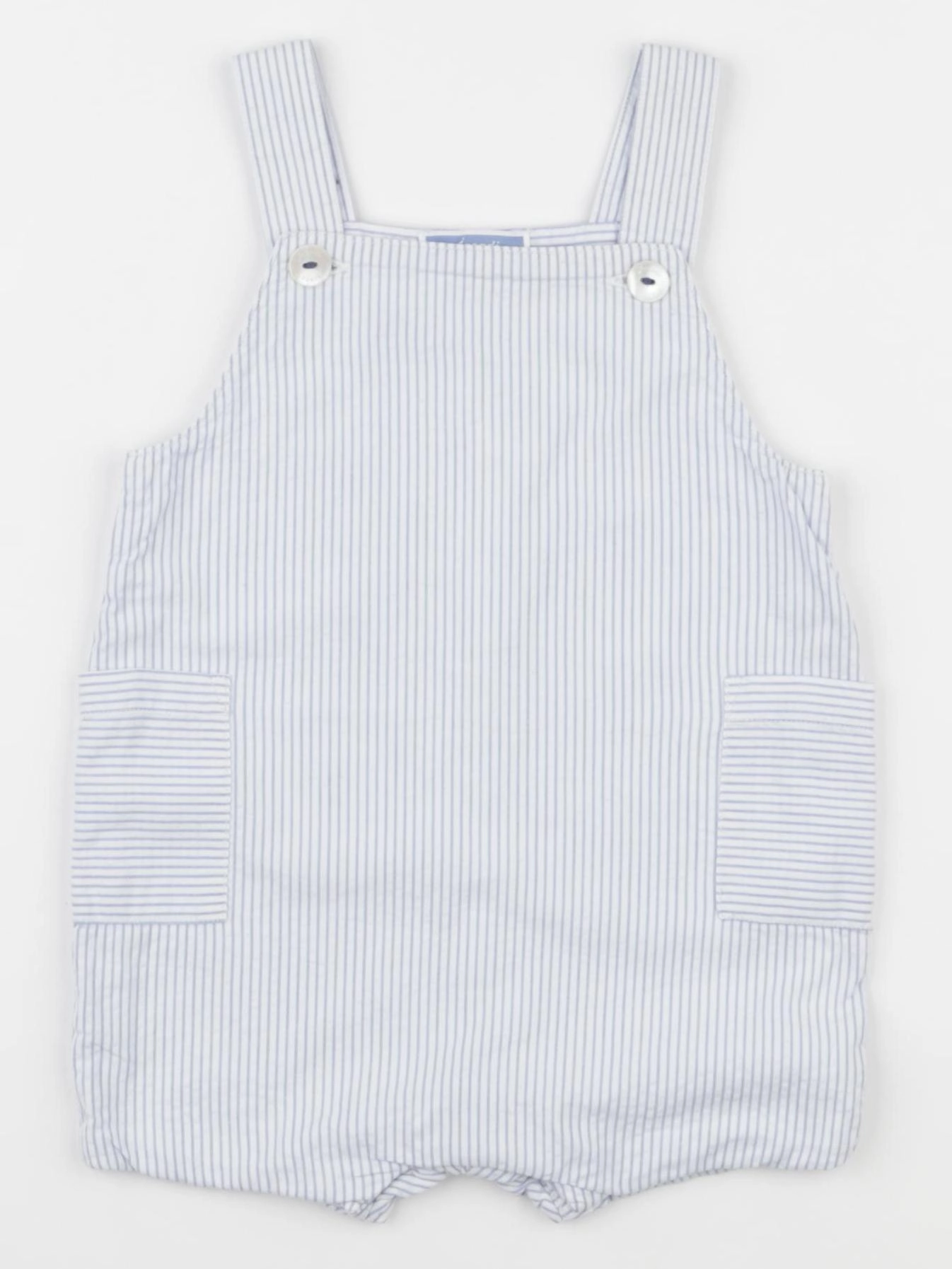 Jacadi - salopette bleu - 6 mois