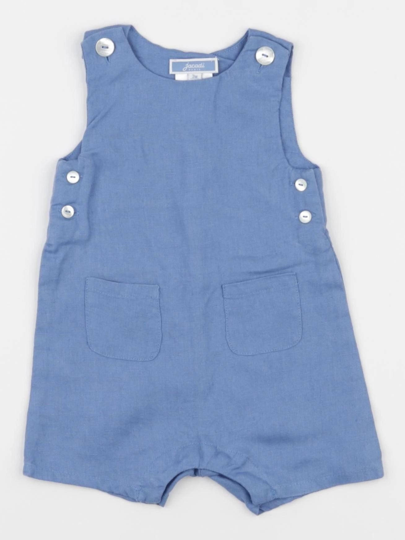 Jacadi - salopette bleu - 3 mois