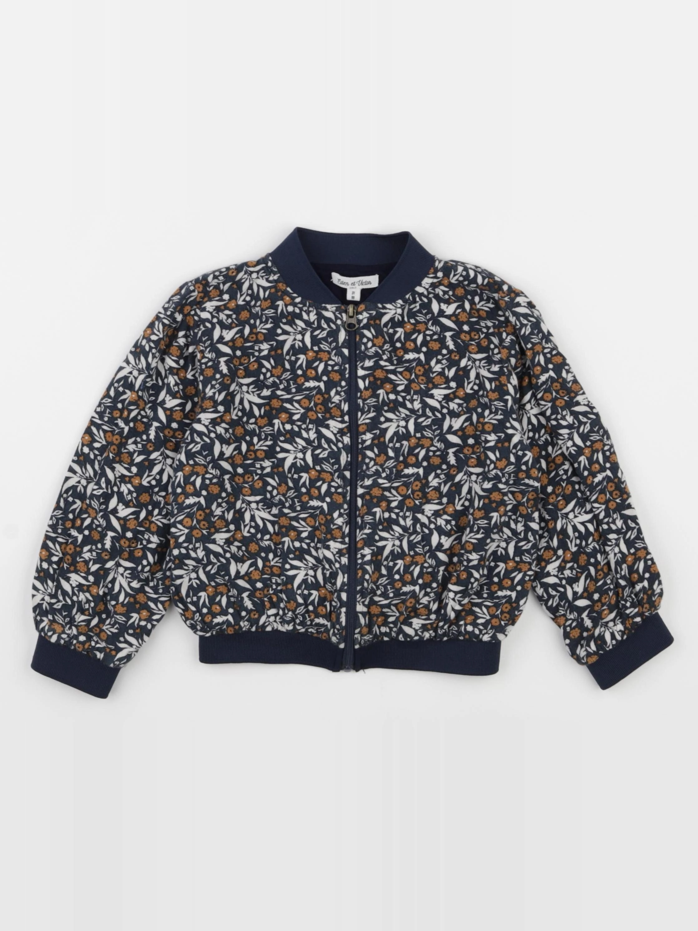 Eden & Victor - gilet bleu - 3 ans