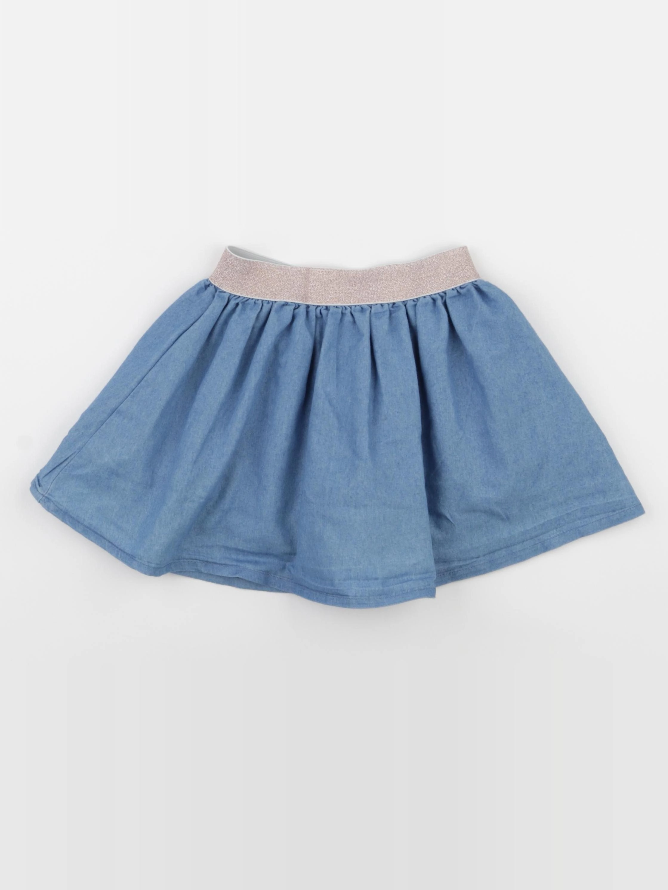 Storytelling - jupe bleu, or - 3 ans