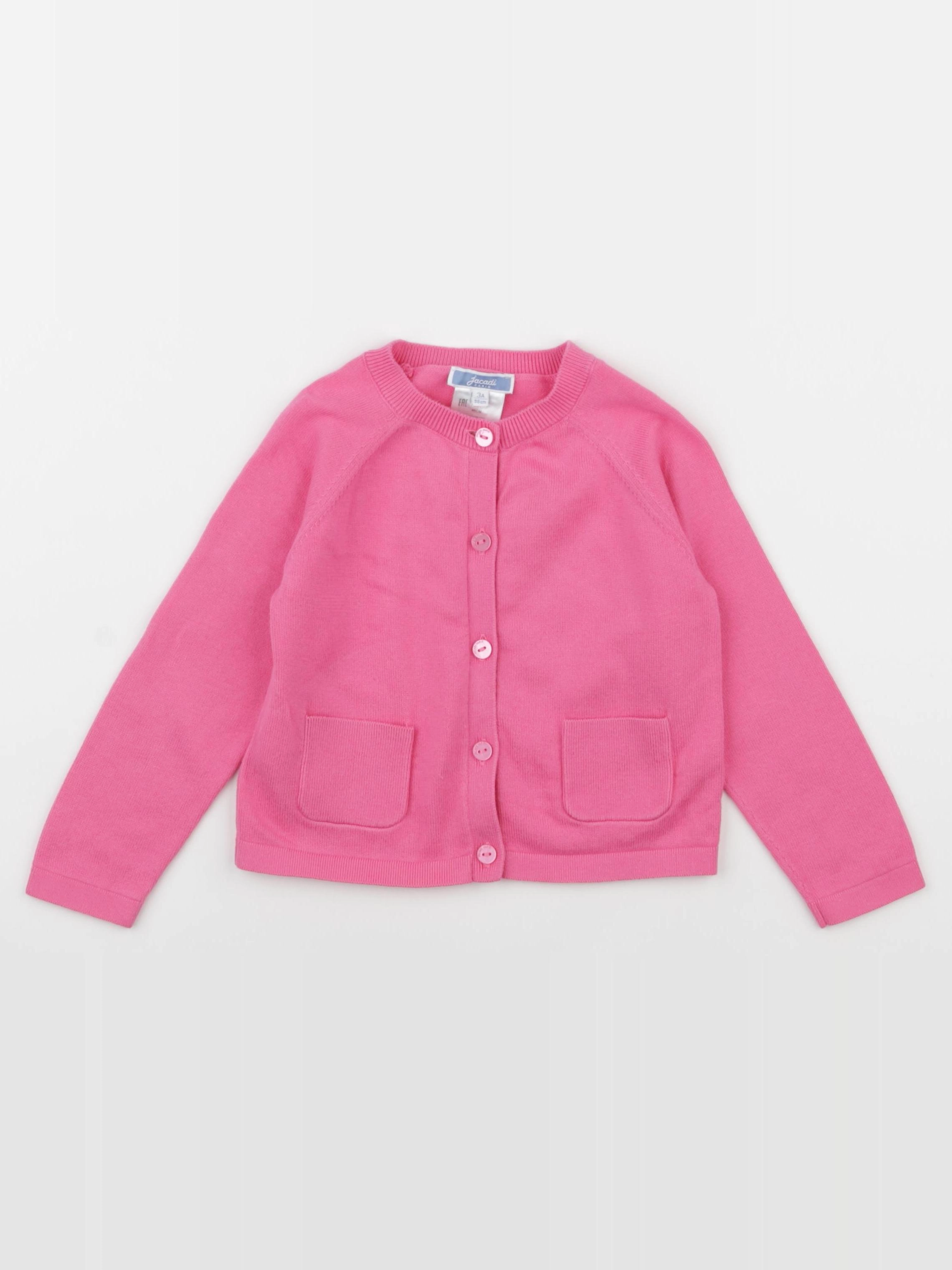 Jacadi - gilet rose - 3 ans