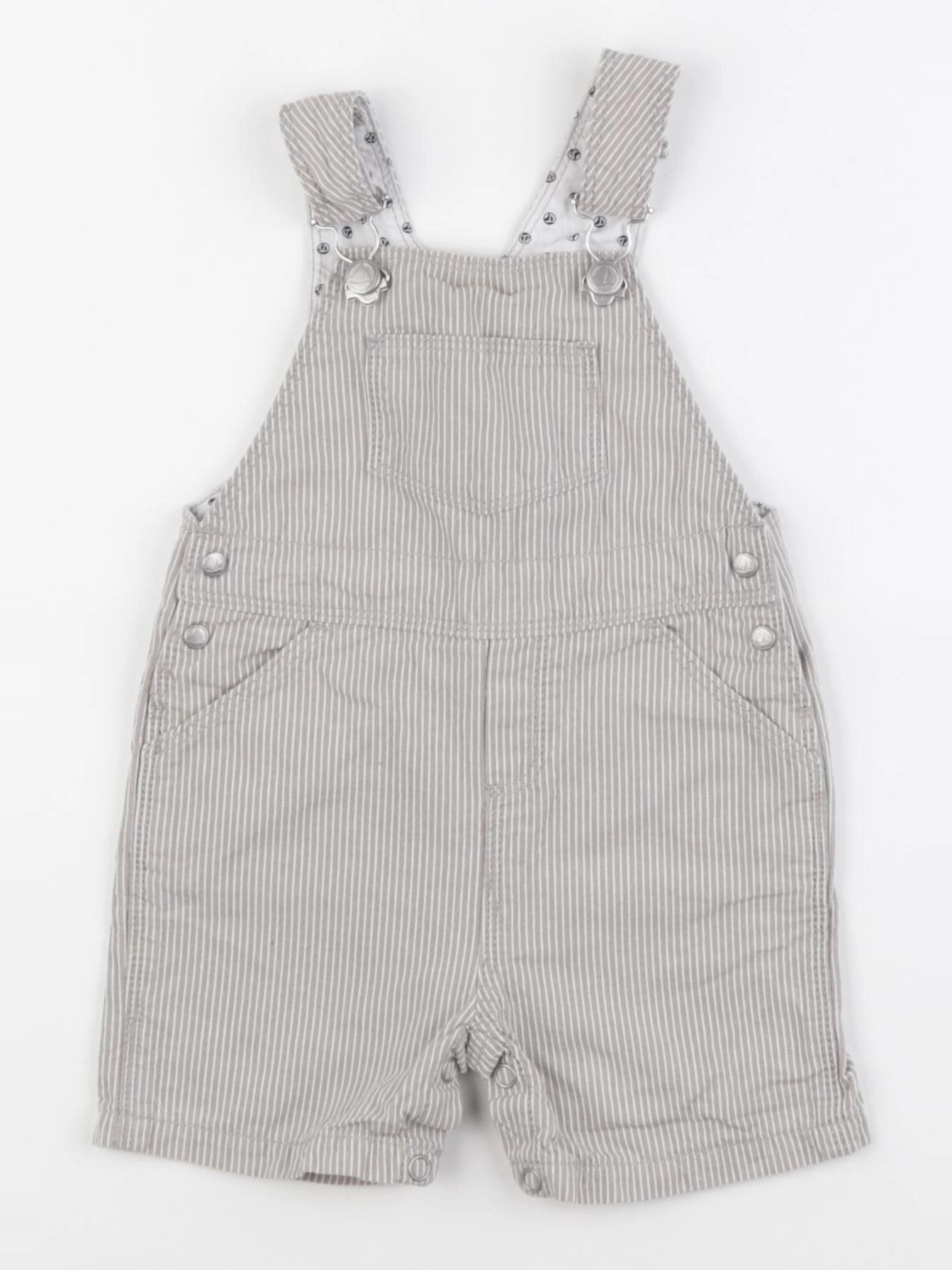 Petit Bateau - salopette beige - 6 mois