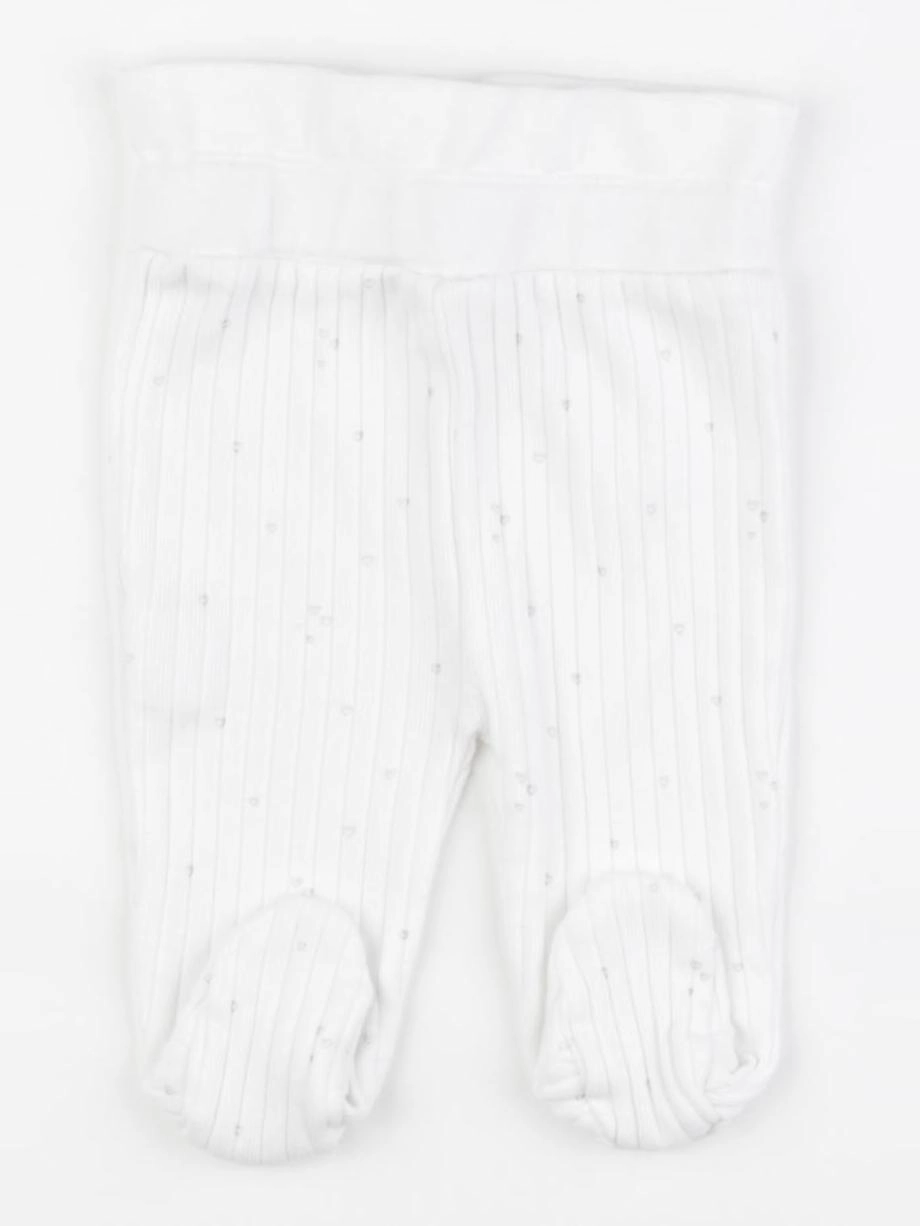 Boutchou - legging blanc - 1 mois
