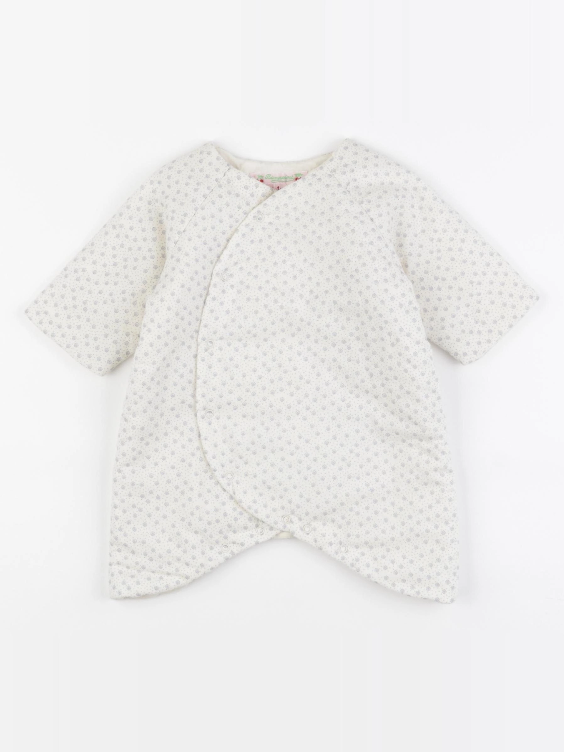 Bonpoint - combinaison blanc, bleu - 1 mois