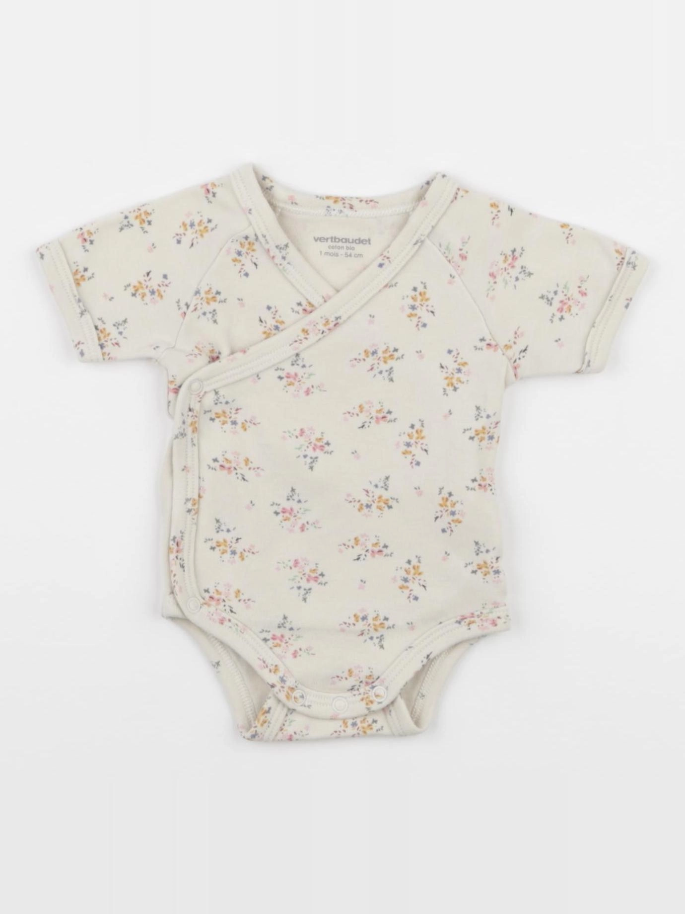 Vertbaudet - body beige - 1 mois