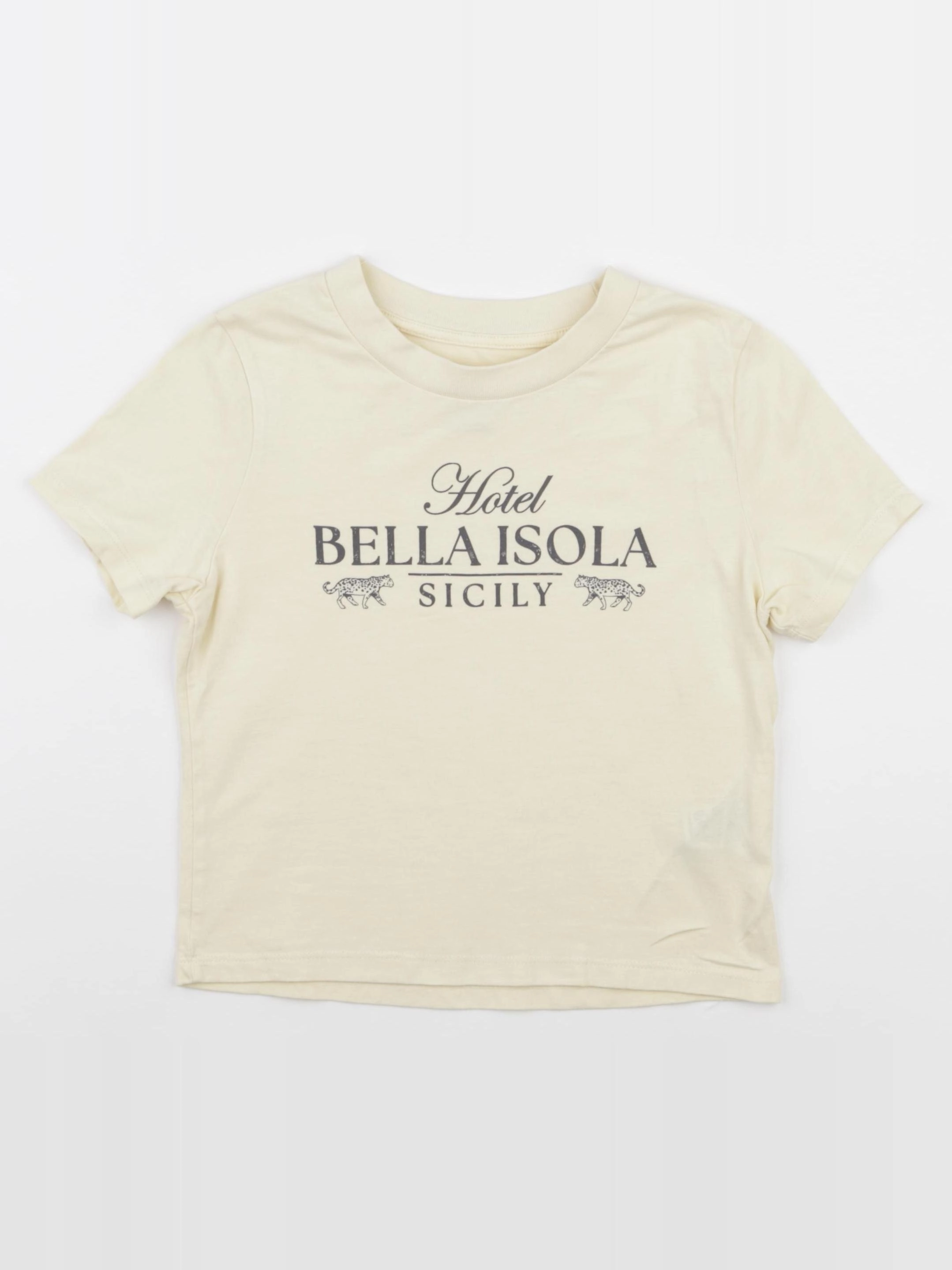 H&M - tee-shirt beige - 8/10 ans