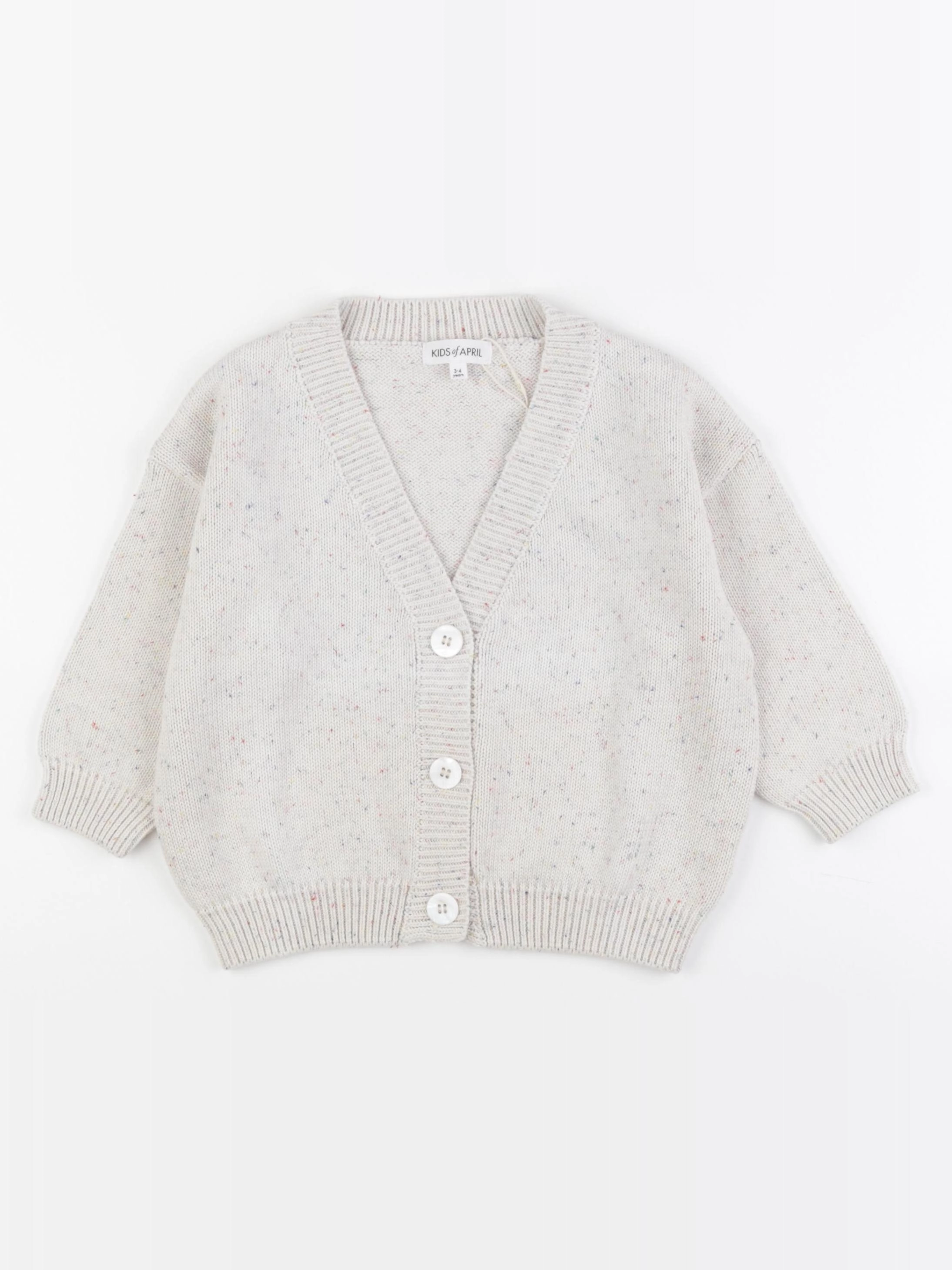 Kids of April  - gilet blanc - 3/4 ans