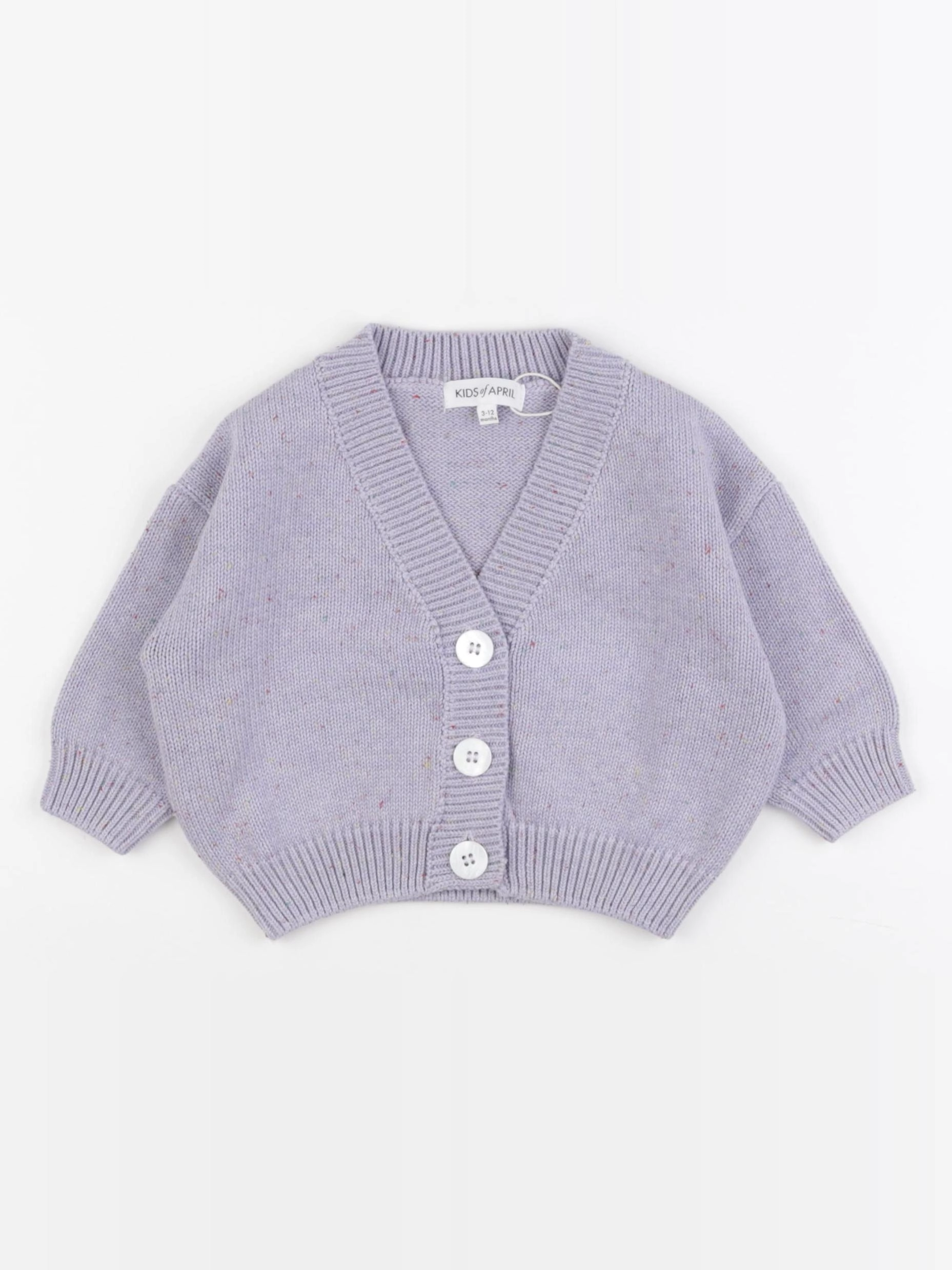 Kids of April  - gilet violet - 9/12 mois