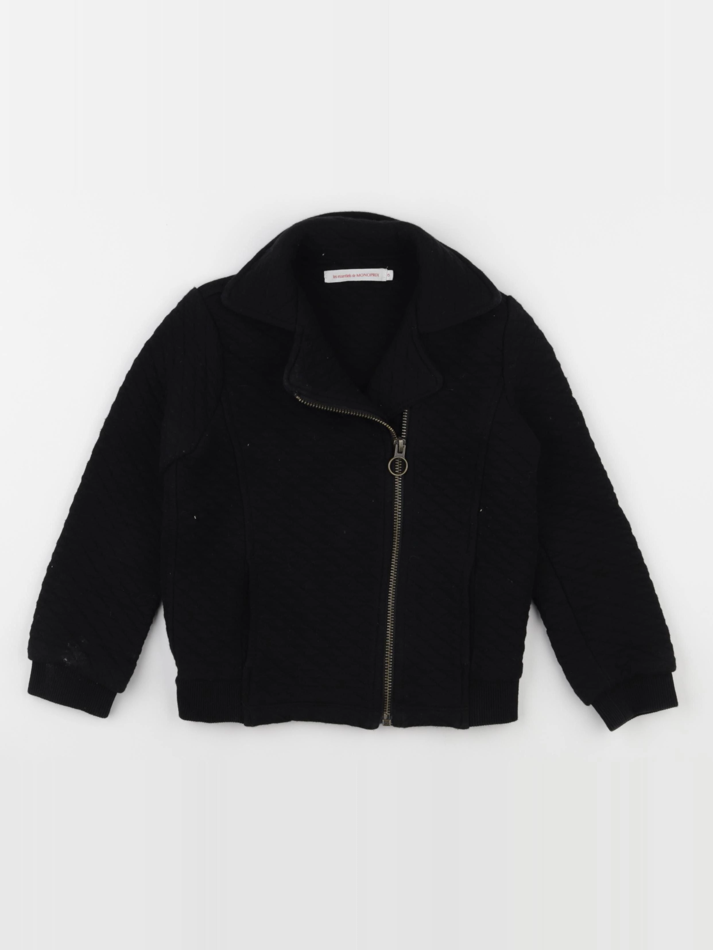 Monoprix - veste noir - 6 ans
