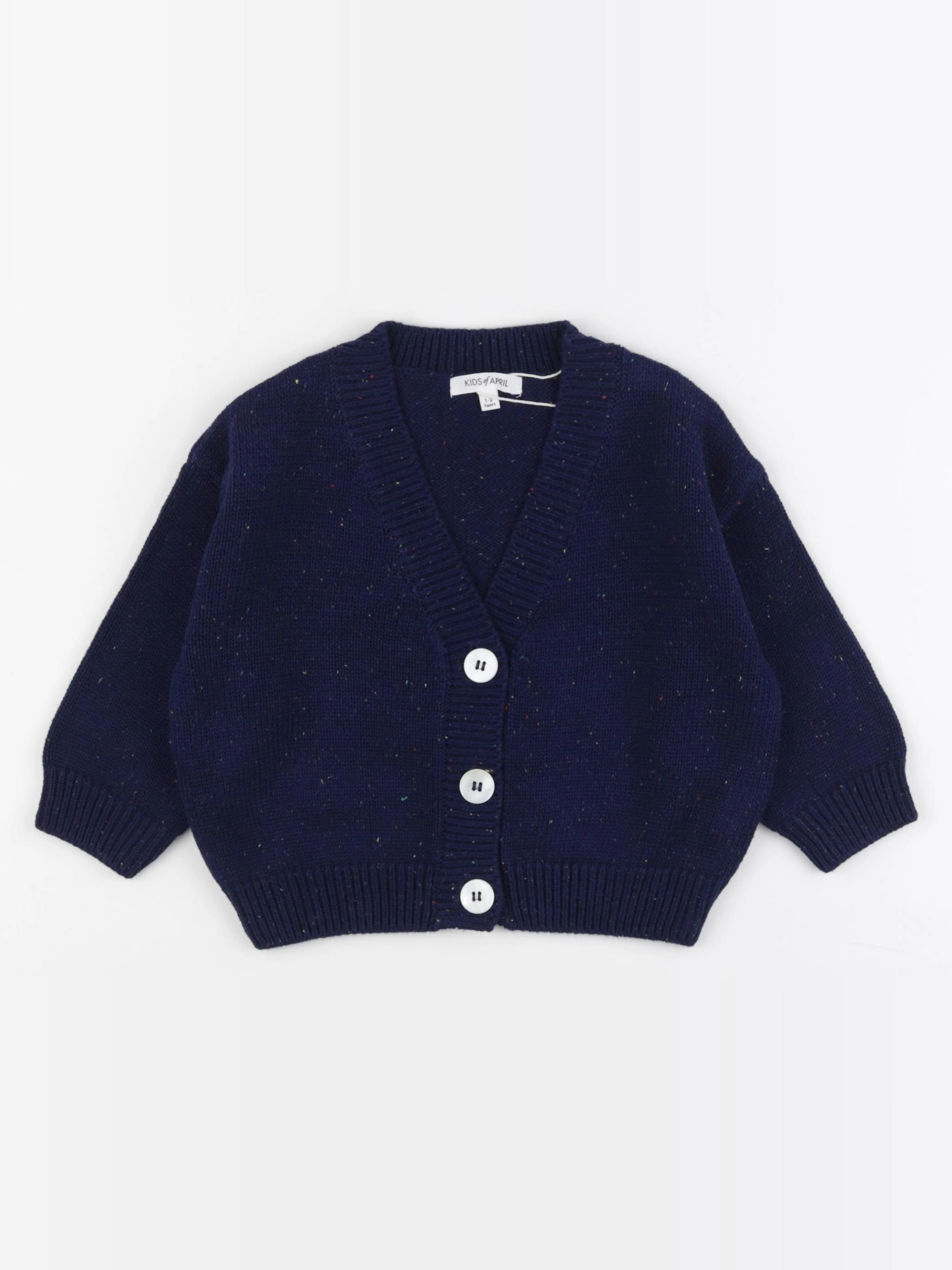 Kids of April  - gilet bleu - 9/12 mois