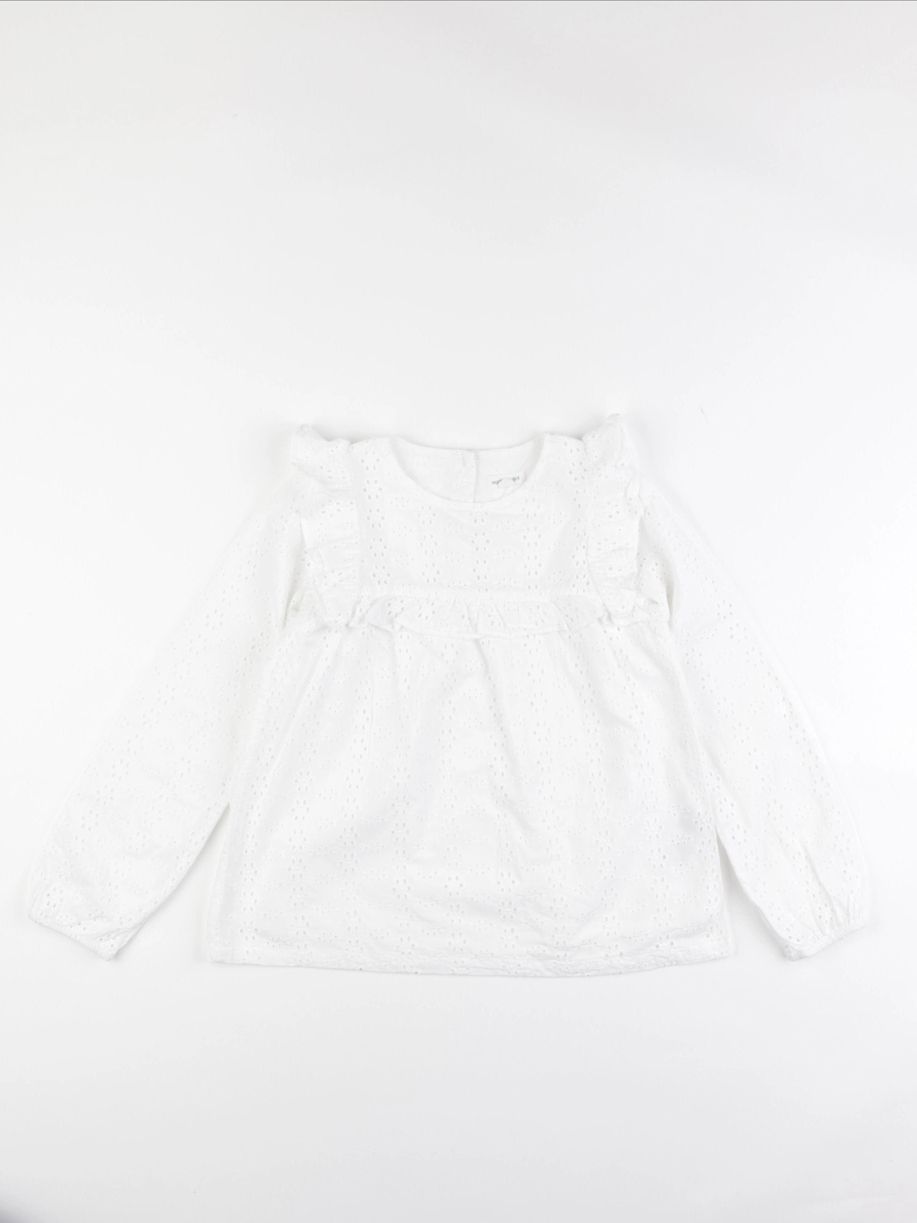 Vertbaudet - blouse blanc - 10 ans