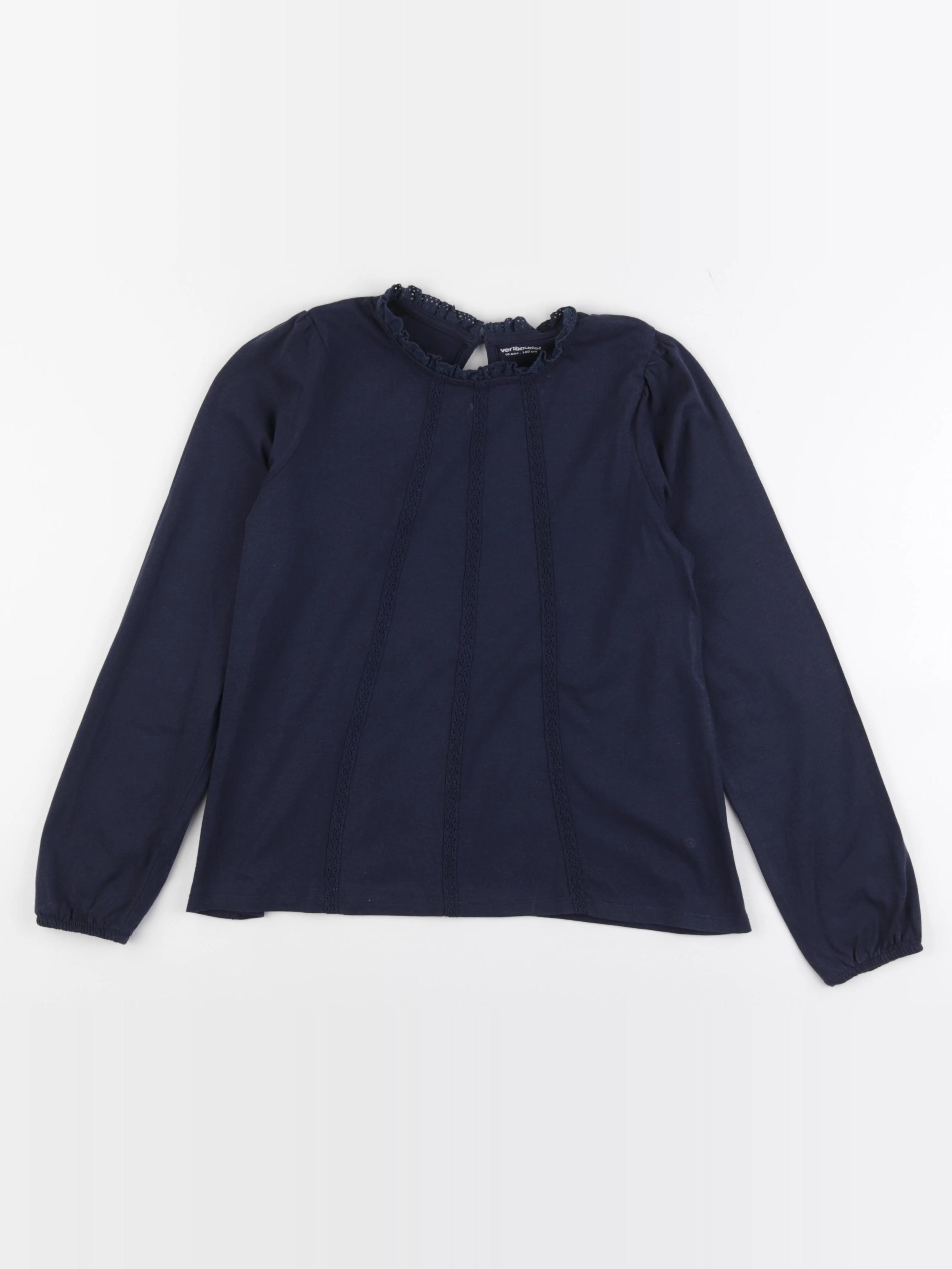 Vertbaudet - tee-shirt bleu - 10 ans