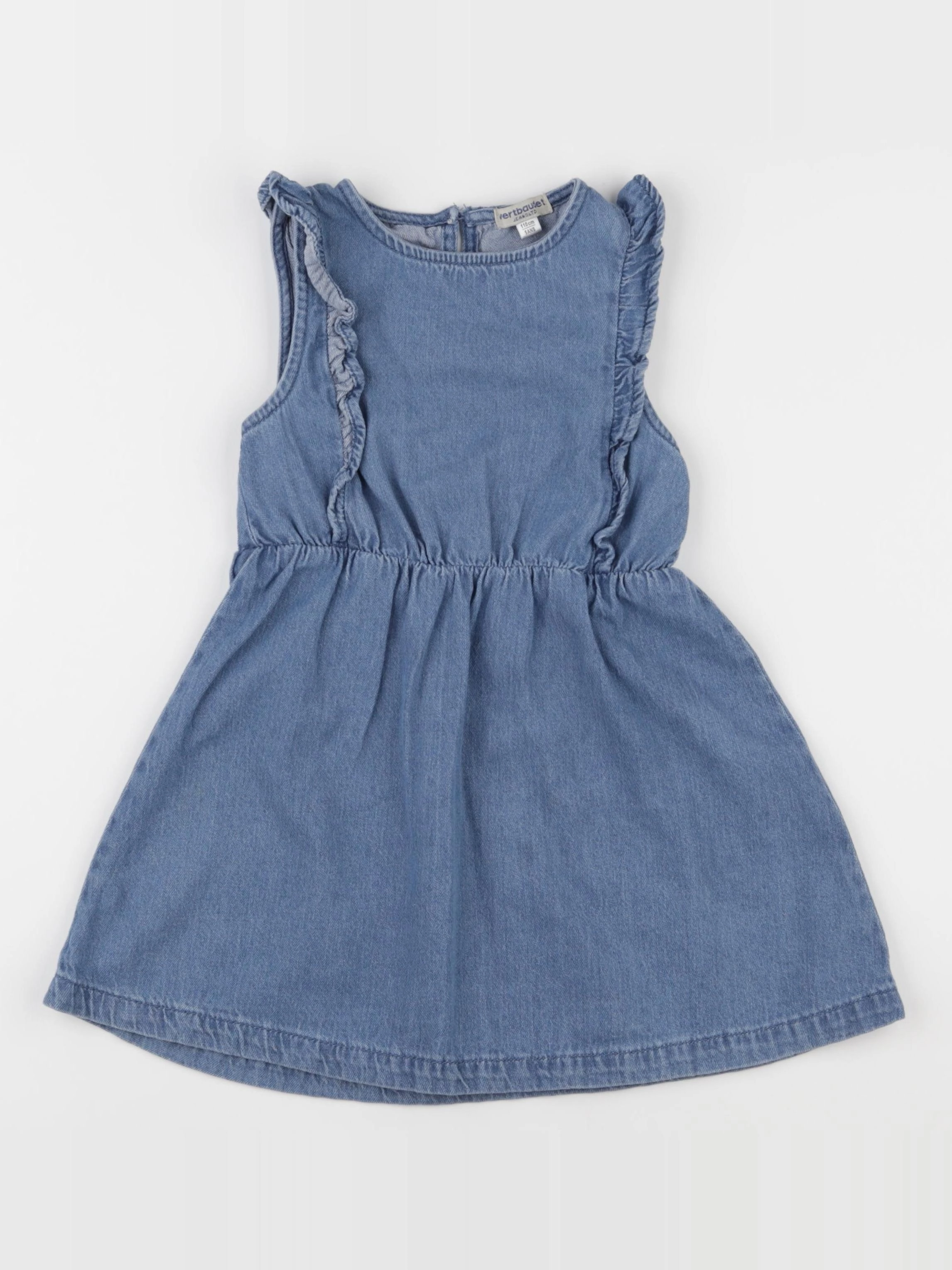 Vertbaudet - robe bleu - 5 ans