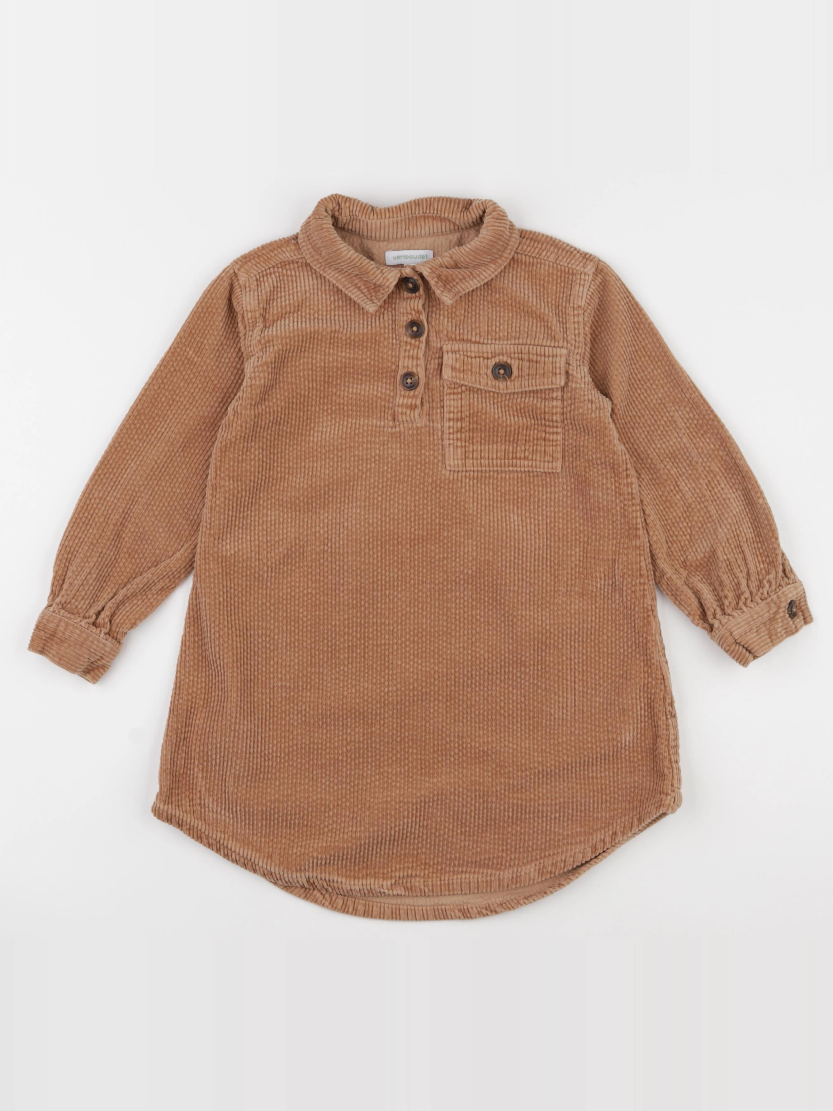 Vertbaudet - robe marron - 5 ans
