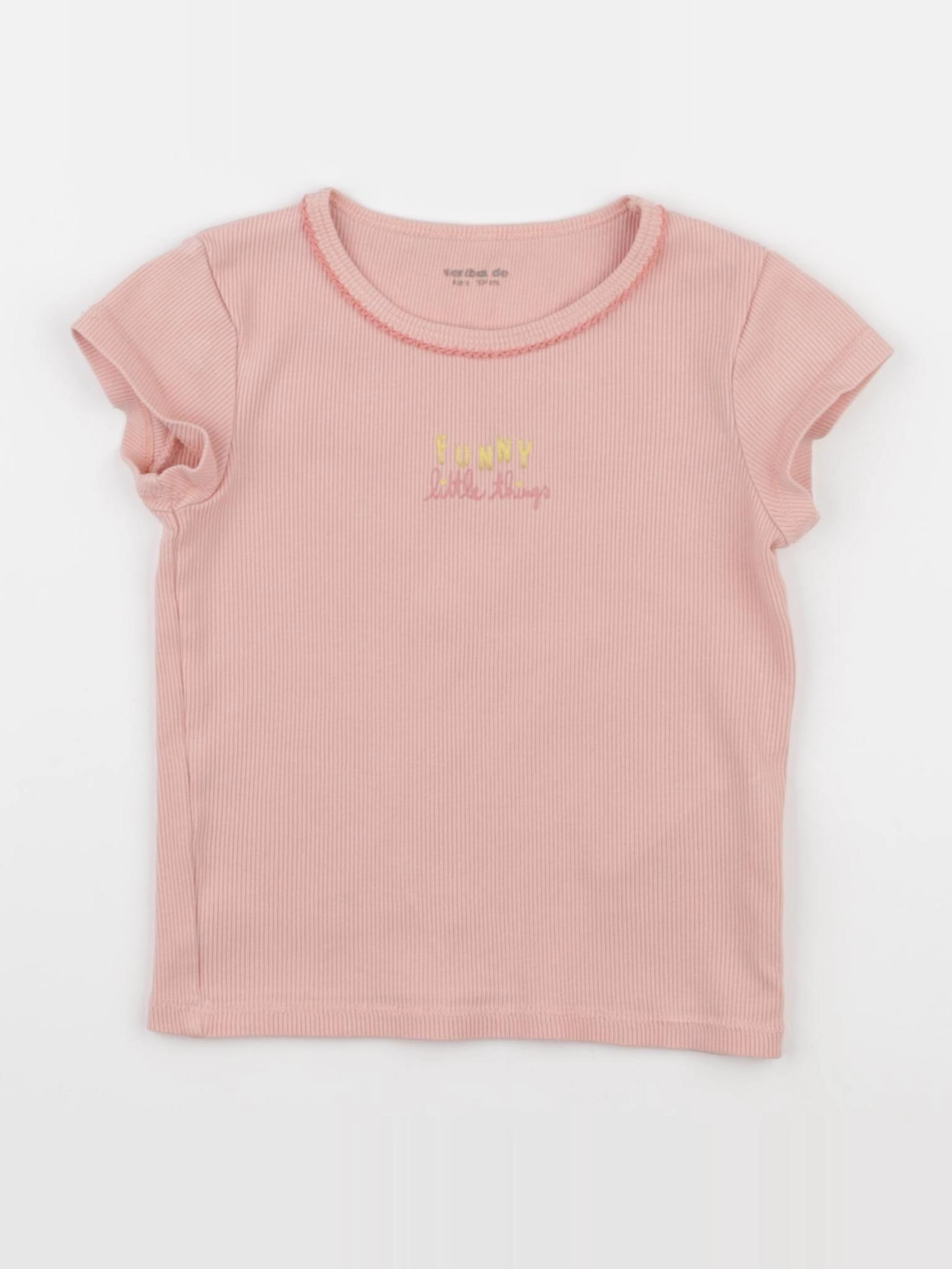 Vertbaudet - maillot de corps rose - 4 ans