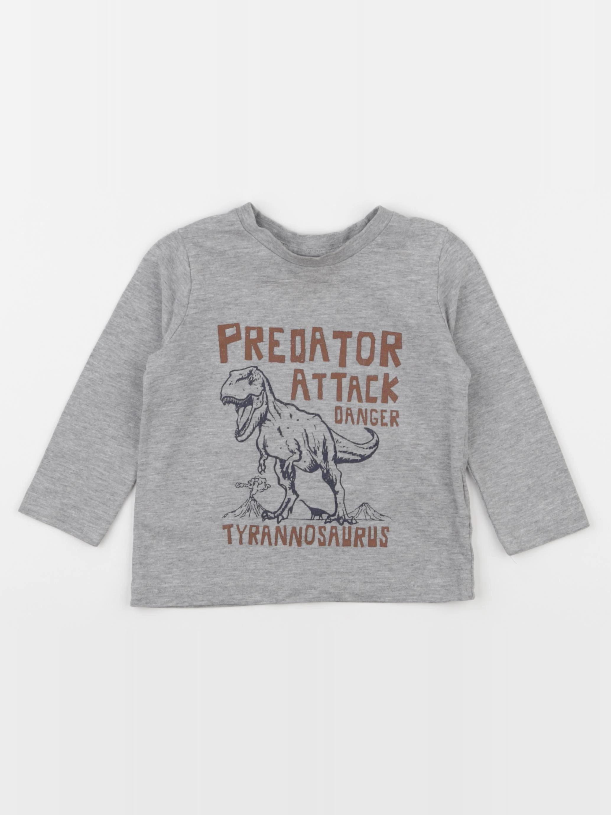 Vertbaudet - tee-shirt gris - 2 ans